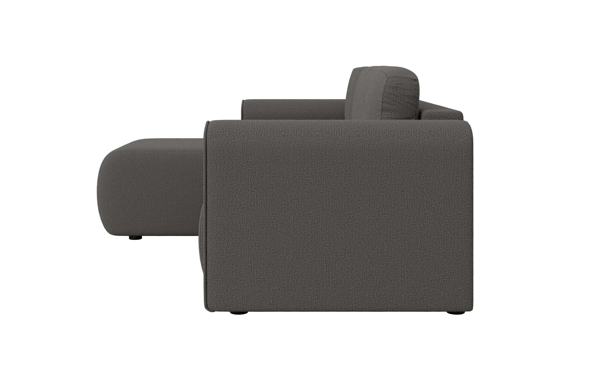 INOSIGN Ecksofa »Zacharia wahlweise Schlafsofa mit Bettkasten, B/T/H 250/166/86 cm«, L-Form mit Wellenunterfederung, Recamiere beidseitig montierbar