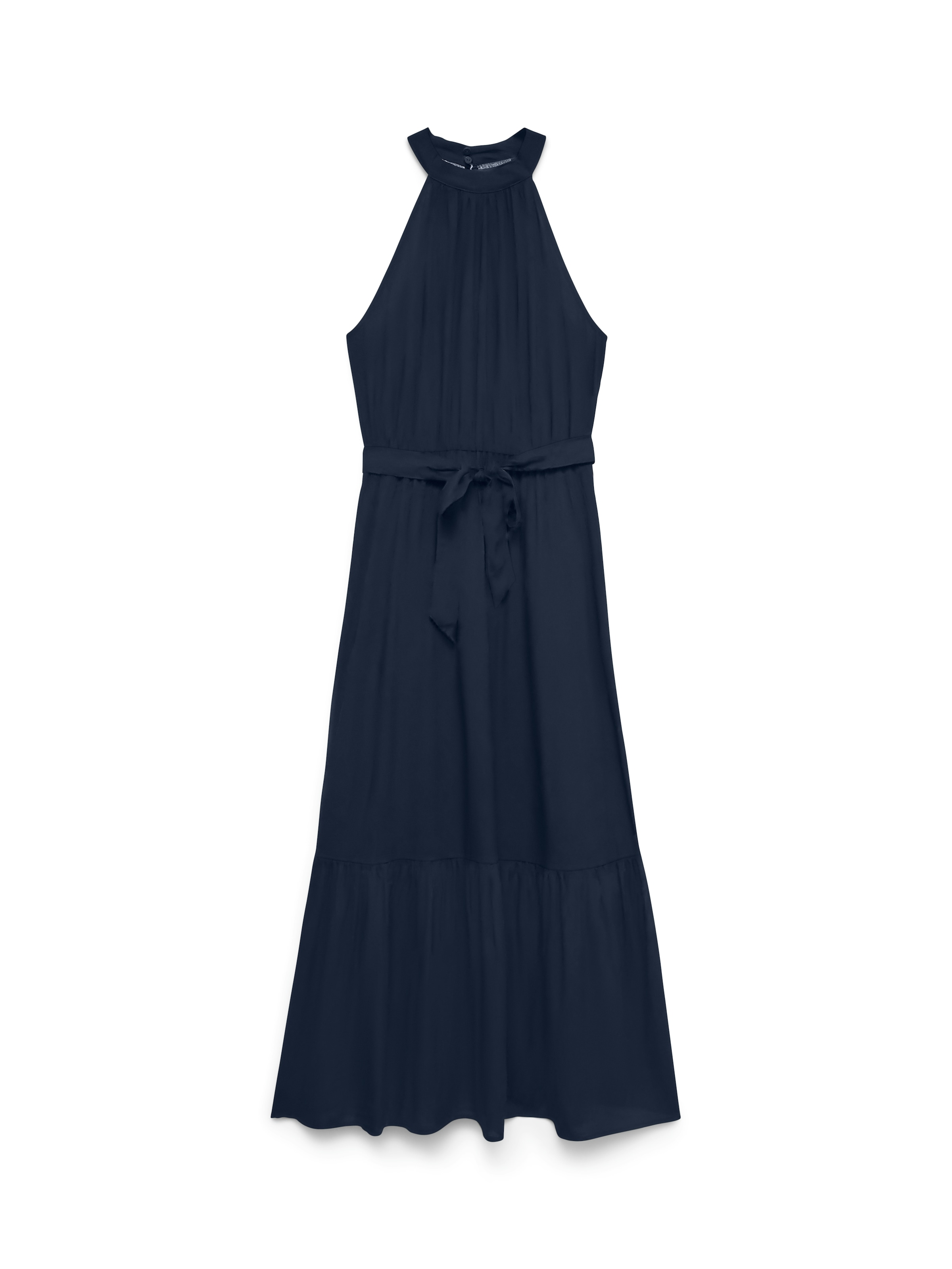 Vero Moda Maxikleid »VMEASY JOY S/L LONG HALTERNECK DRESS WVN« Viskose