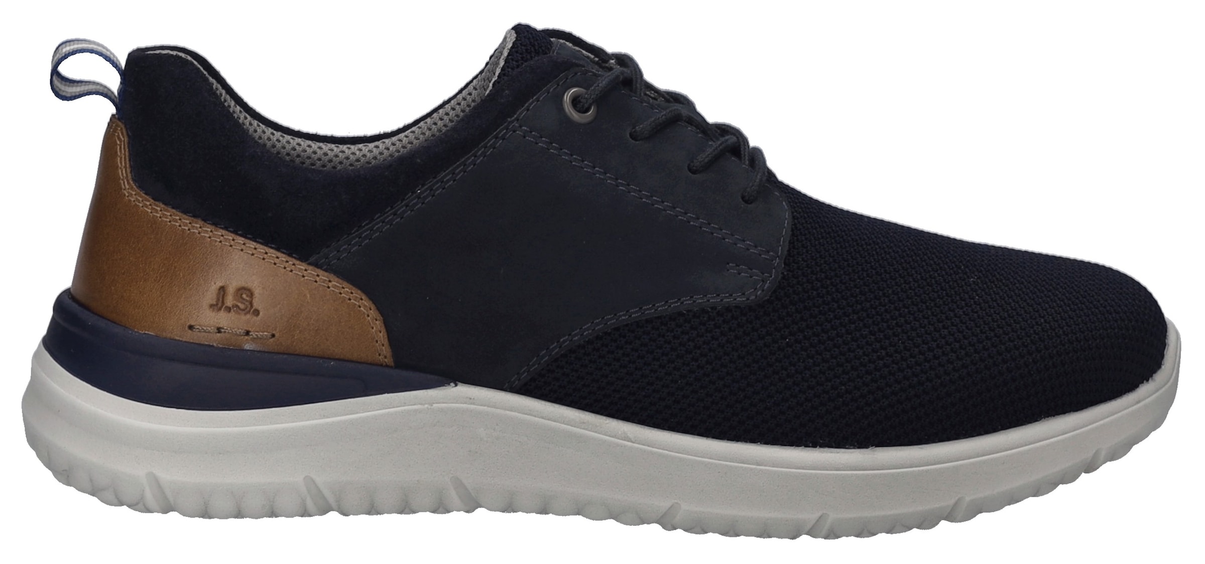 Josef Seibel Sneaker »Wales 03«, Schlupfschuh, Slip-On Sneaker, Slipper mit elastischen Schnürsenkeln