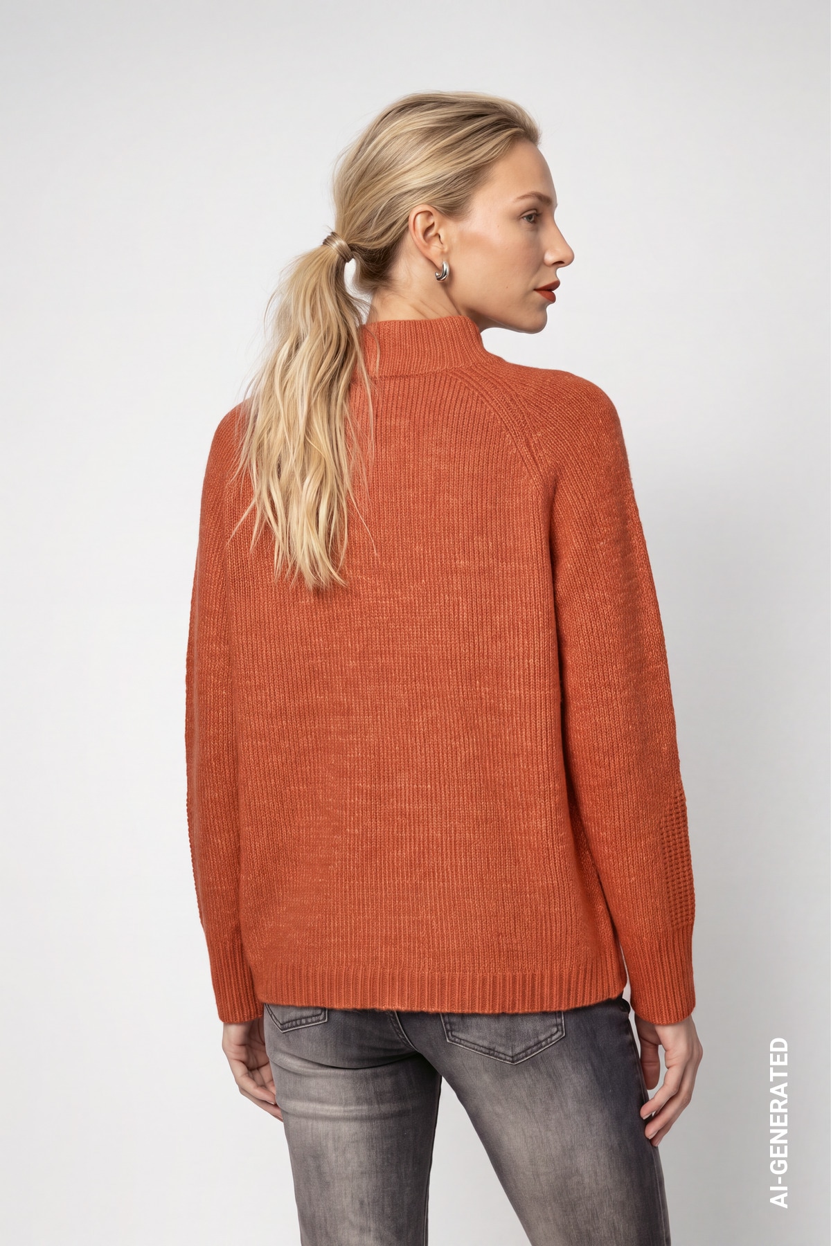 Monari Strickpullover Regular fit mit Stehkragen