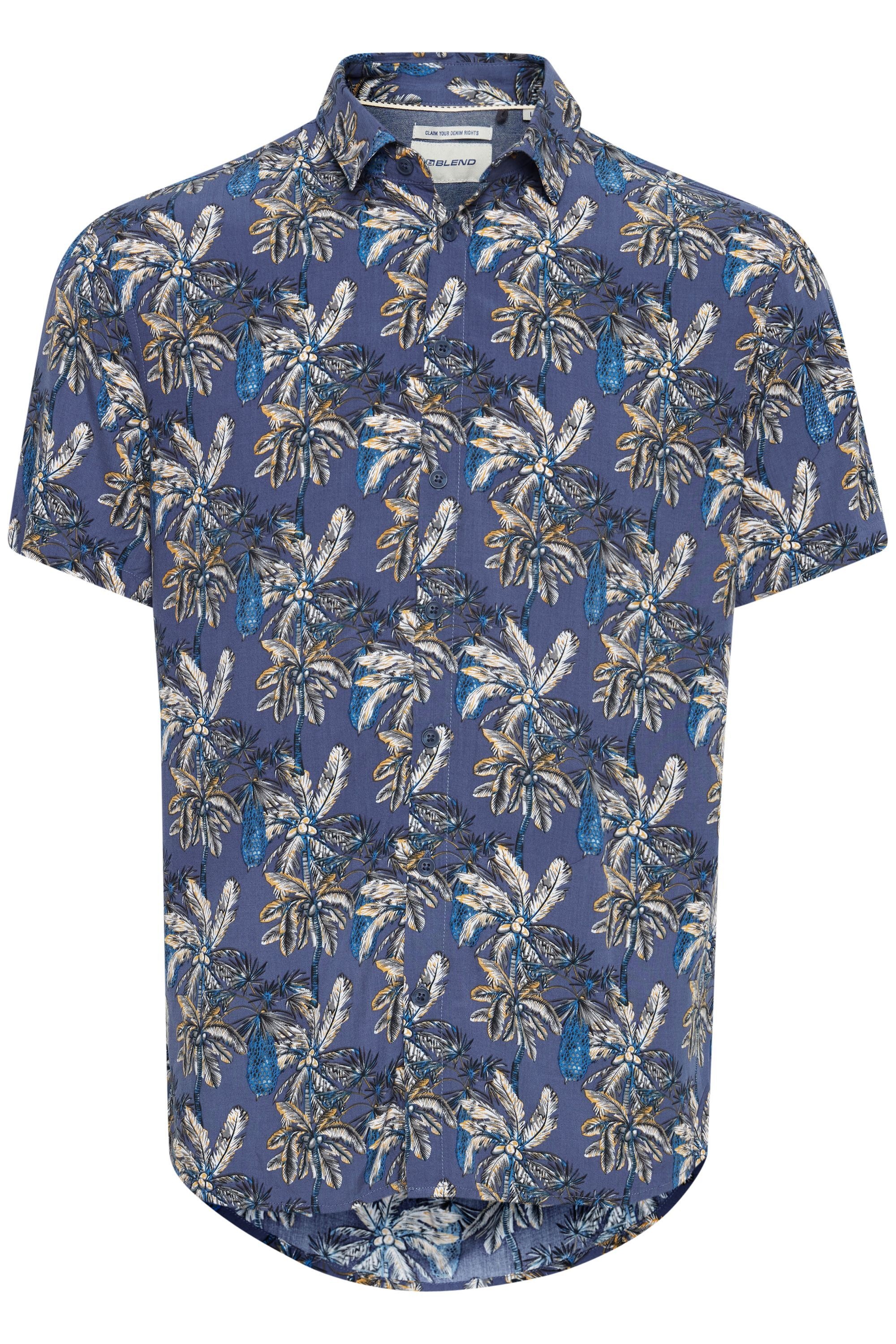 Blend Kurzarmhemd "BHShirt", Herren Kurzarmhemd mit Print günstig online kaufen