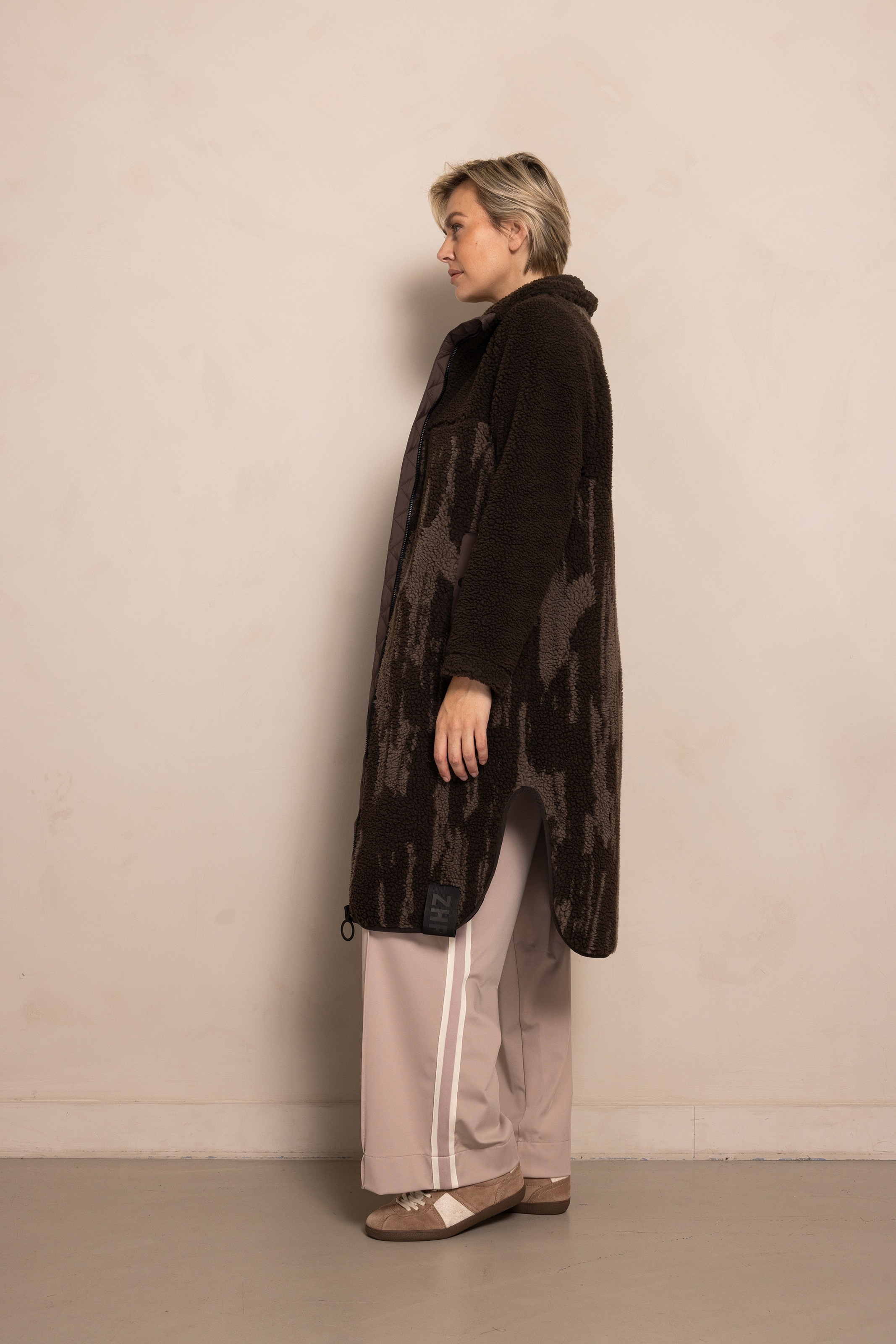 Zhrill Fellimitatmantel "ZHKARTINI" mit Stehkragen, Regular Fit günstig online kaufen