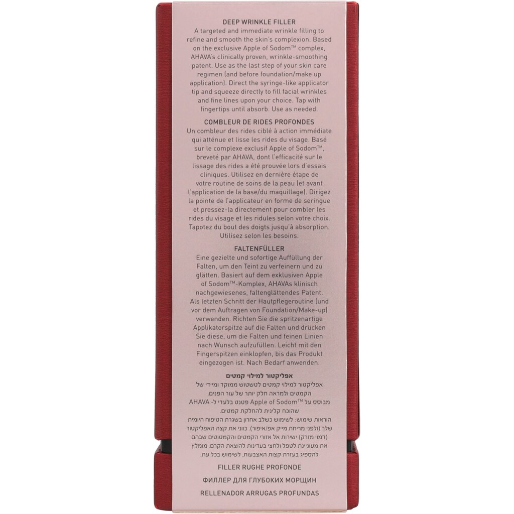 AHAVA Gesichtspflege »Apple Of Sodom Deep Wrinkle Filler«