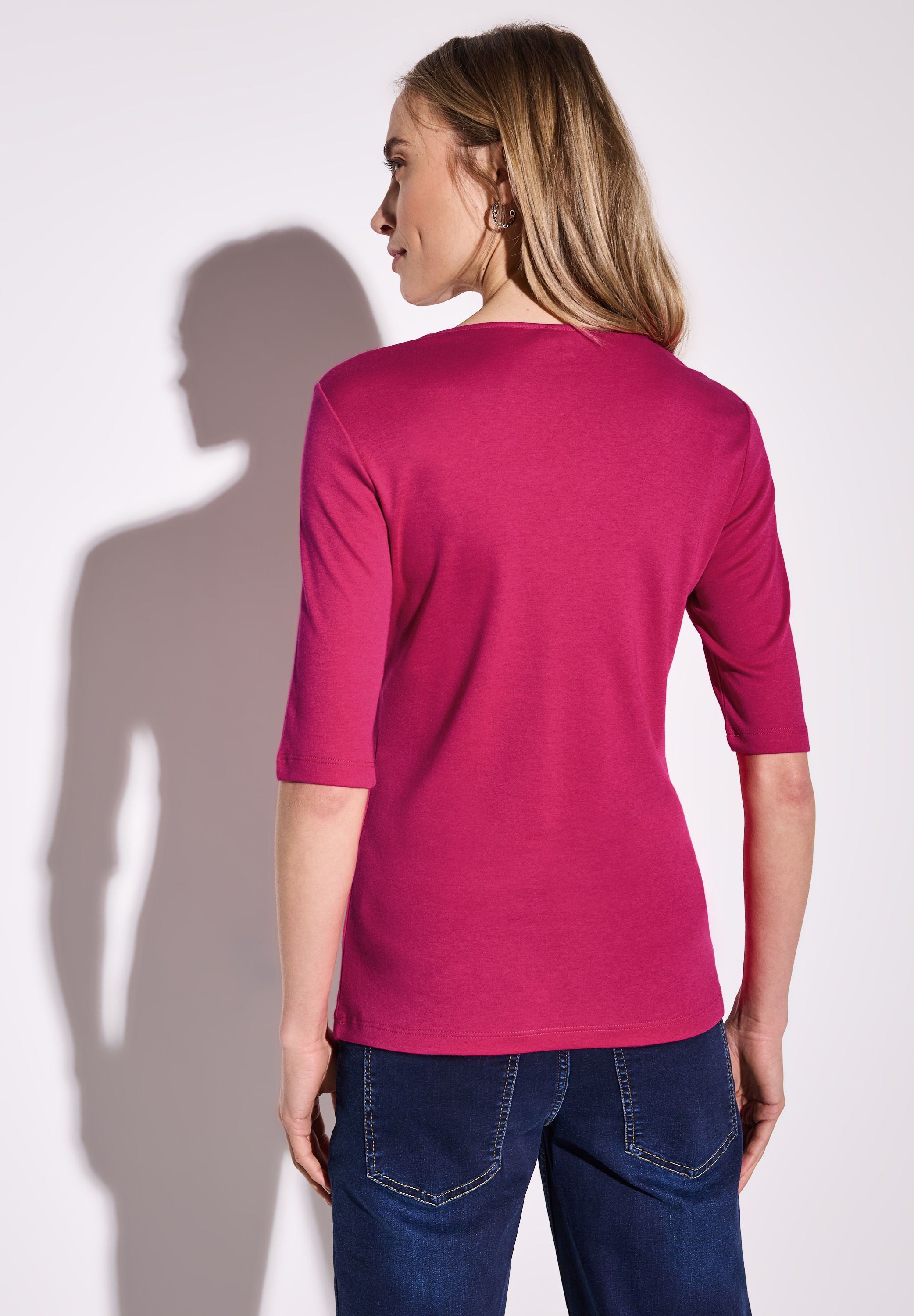 STREET ONE T-Shirt, im soften Baumwoll-Mix