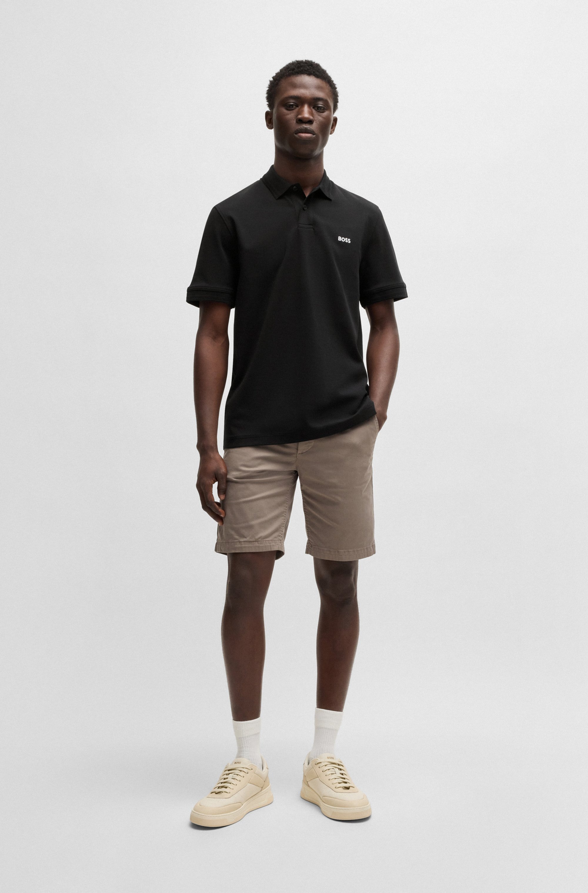 BOSS ORANGE Poloshirt »Pe_Interlock«, mit Polokragen