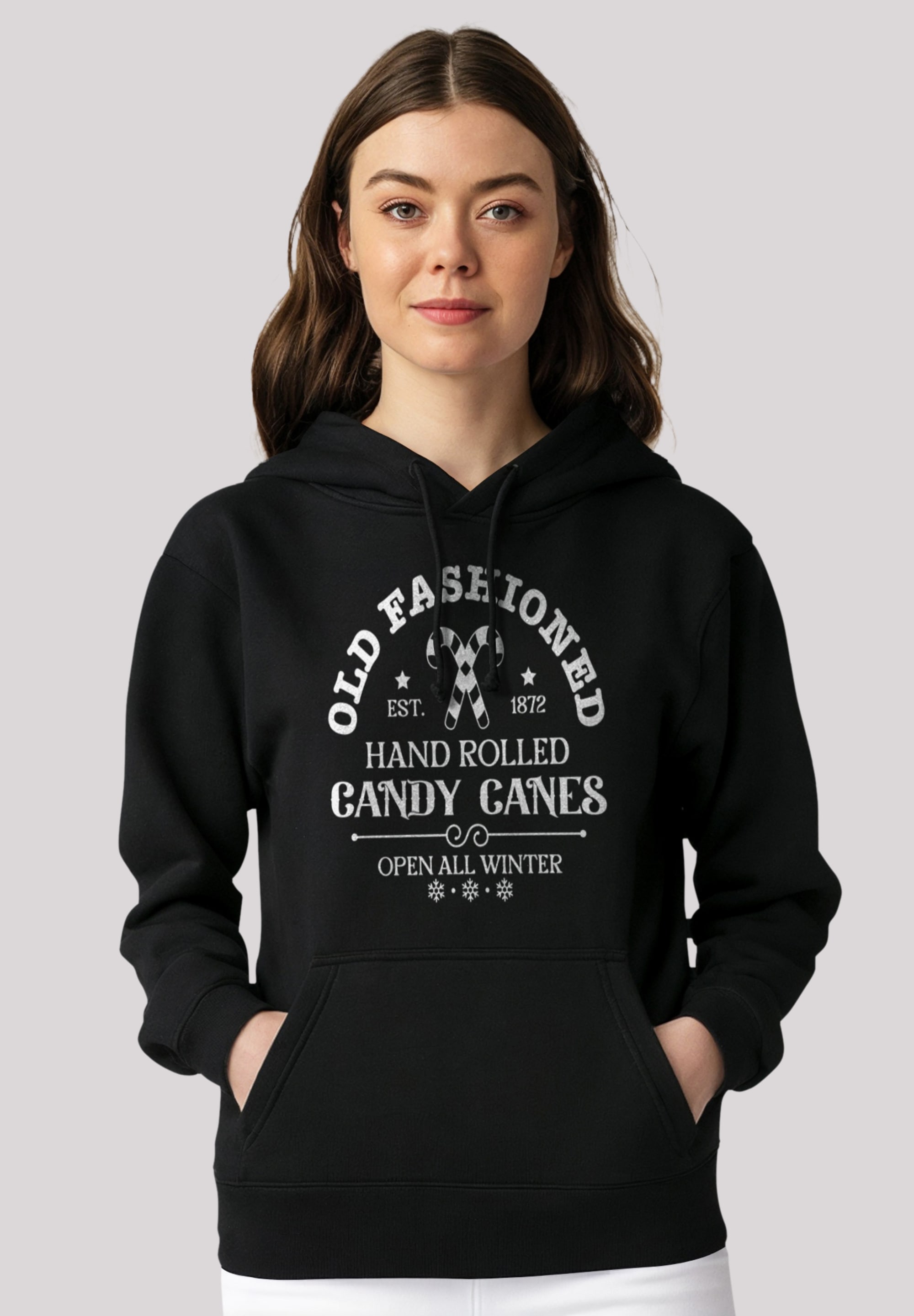 F4NT4STIC Kapuzenpullover "Cany Canes Retro Weihnachten Sign", Premium Qual günstig online kaufen