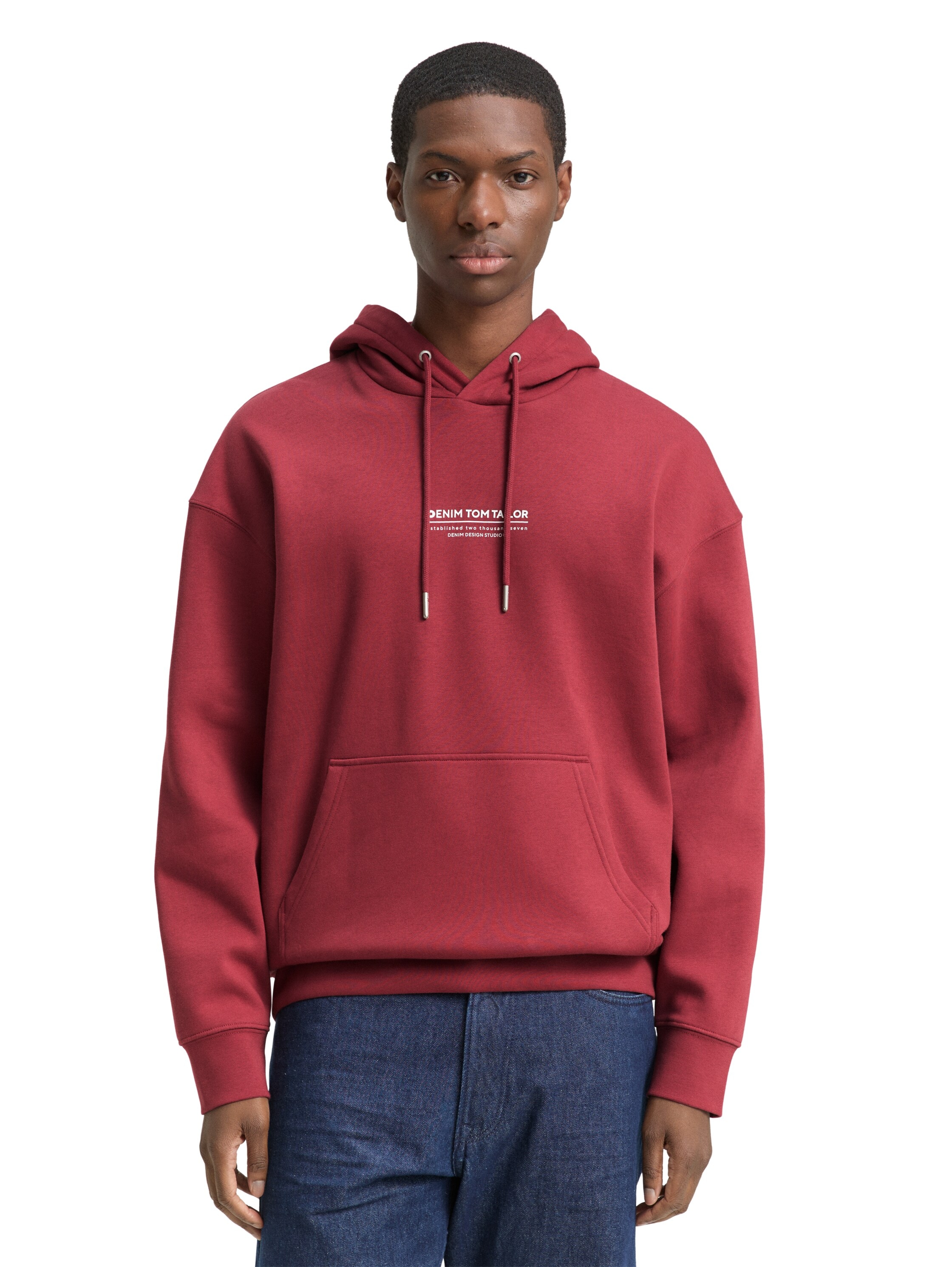 TOM TAILOR Denim Hoodie mit Logo Print günstig online kaufen
