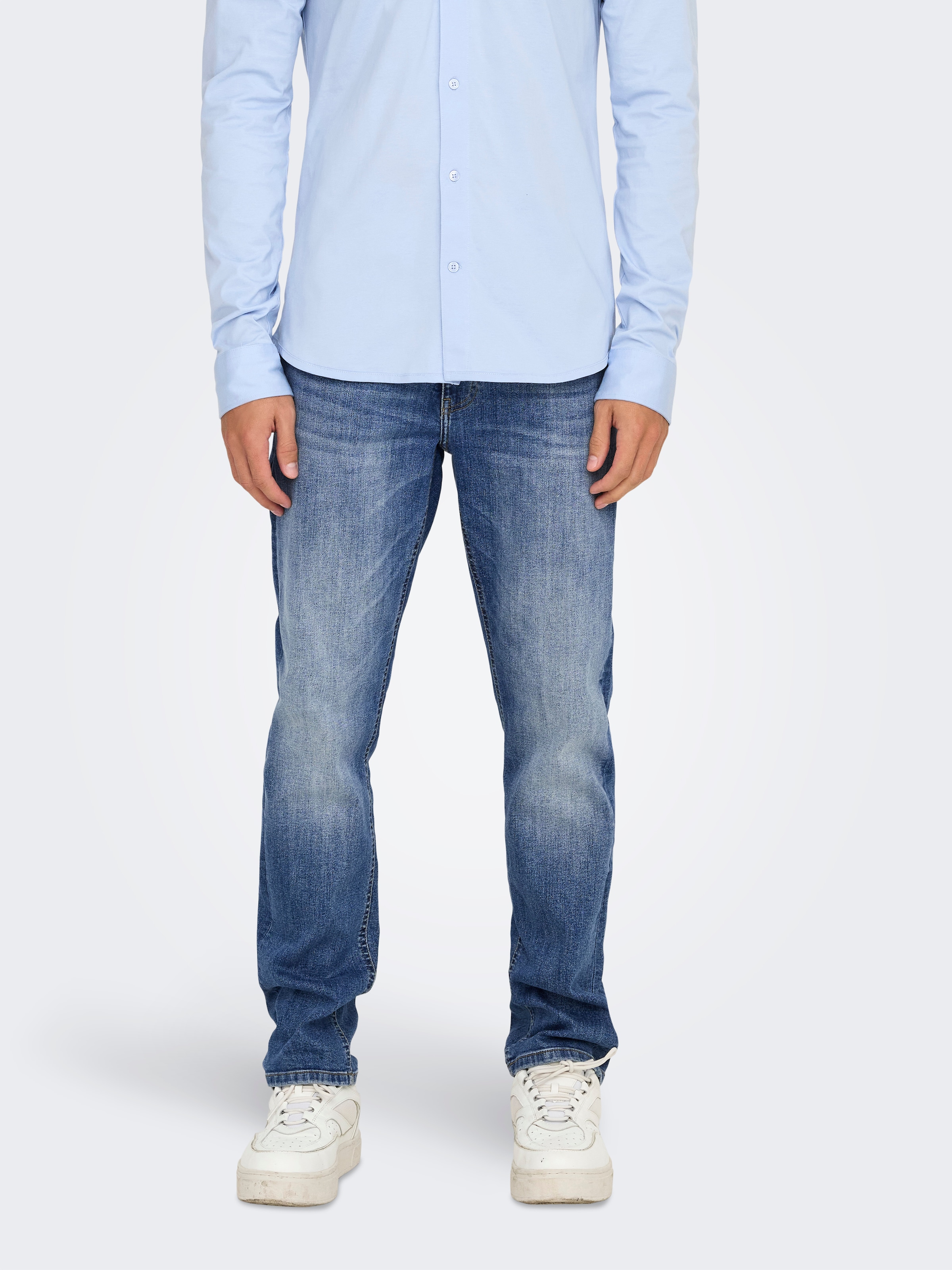 ONLY & SONS Regular-fit-Jeans "ONSWEFT REG. BOX AZG DNM MU OTL" günstig online kaufen