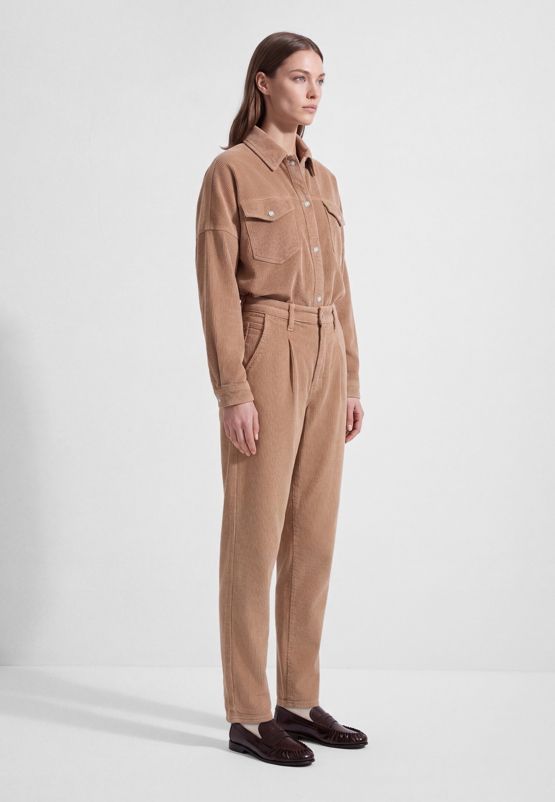 Mavi Weite Jeans »LAURA« Pleated Baggy Pants