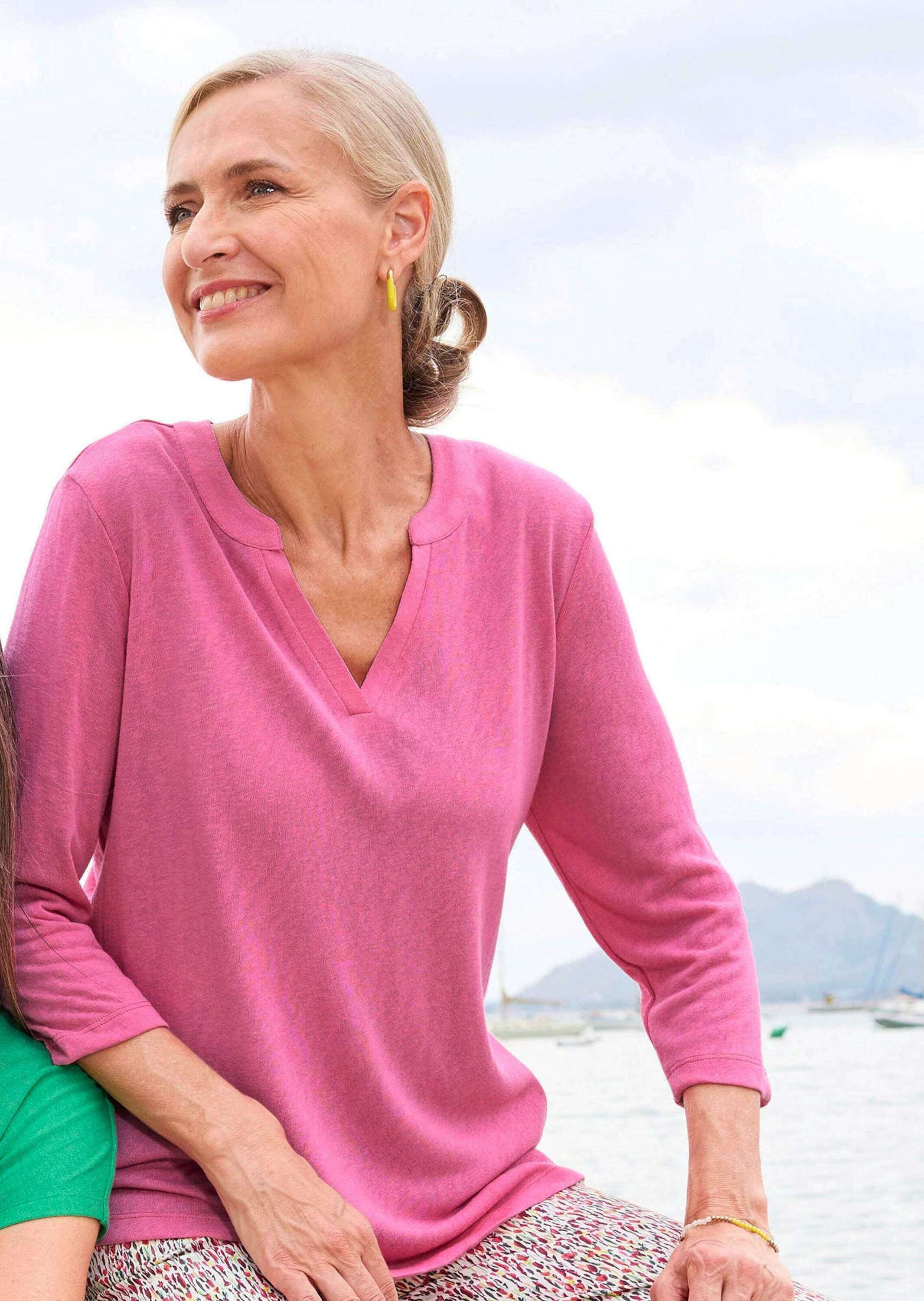 Thumbnail - GOLDNER Kurzarmshirt "Kurzgröße Modisches 3/4-Arm-Oberteil" Formblende