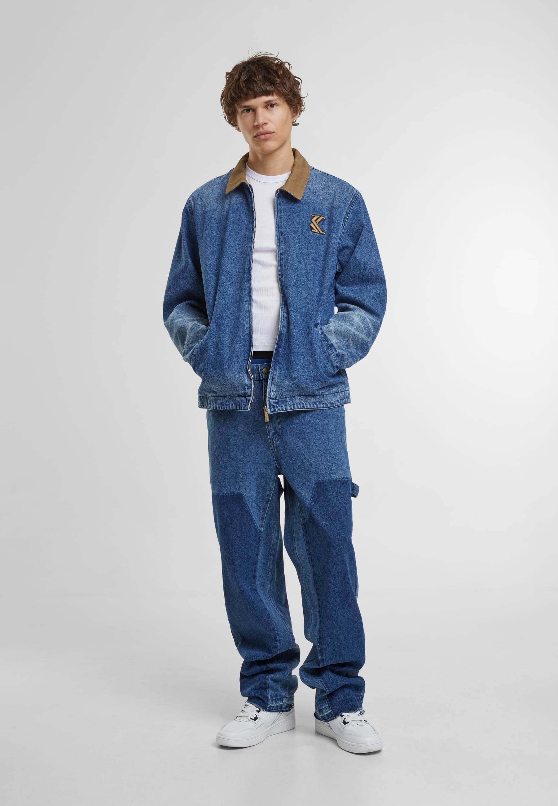 Karl Kani Jeansjacke »Karl Kani Karl Kani Og Washed Denim Jacket«, (1 St.), ohne Kapuze