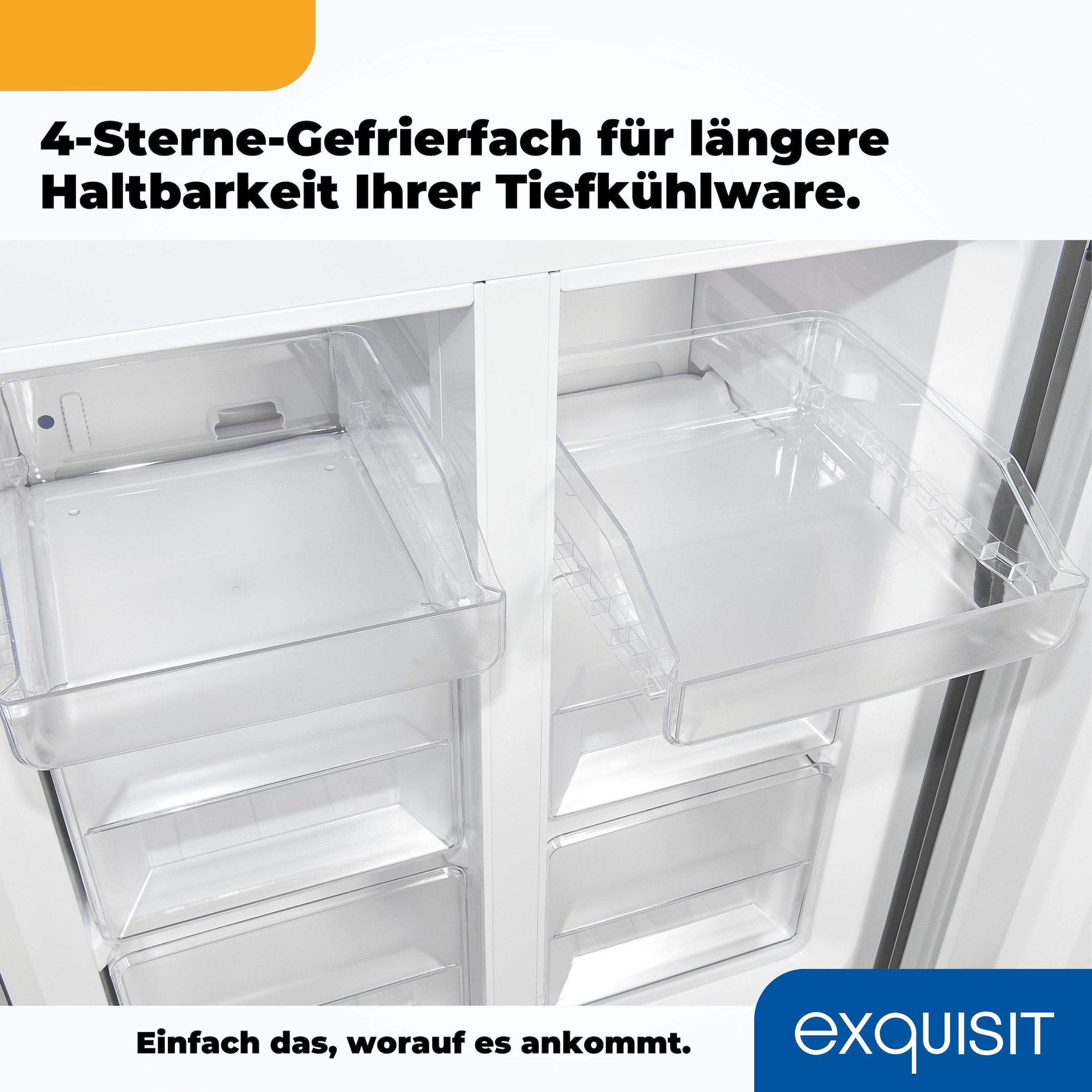 exquisit Multi Door »MD365-125-040D inoxlook-az«
