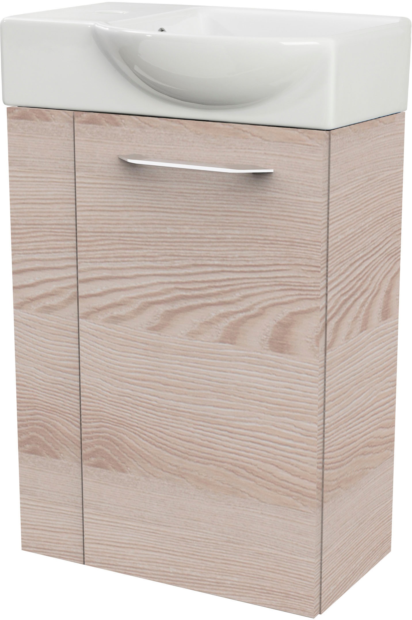 FACKELMANN Waschtisch "SBC" Set, bestehend aus Becken und Unterbau, Breite ca. 45 cm