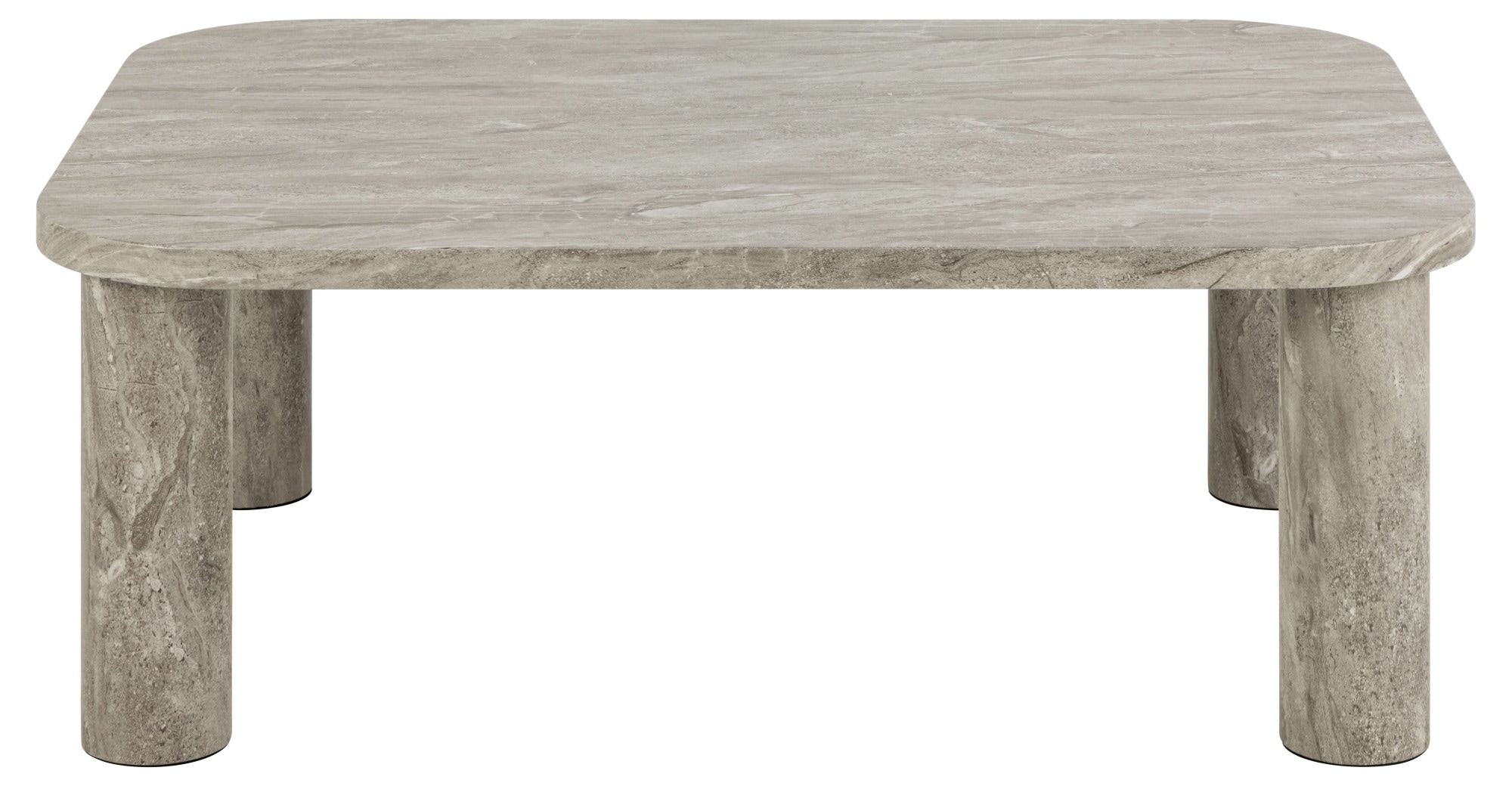 ACTONA GROUP Couchtisch "Solano", Couchtisch, grau Mamor River rau Papier, günstig online kaufen