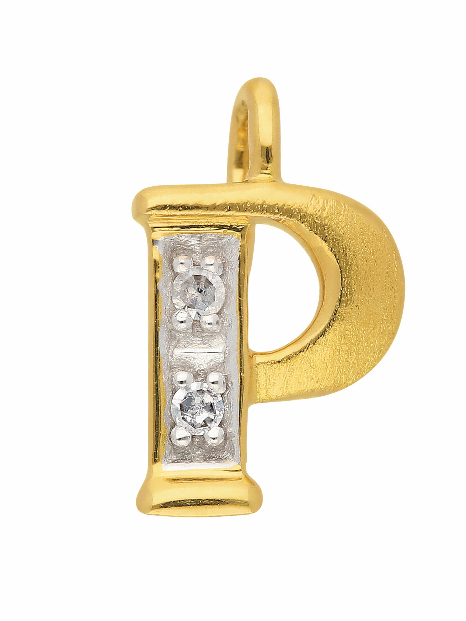 | Diamant Buchstabenanhänger mit Adelia´s Friday BAUR Diamant«, Herren Damen »585 mit für Buchstabenanhänger & Gold Black Goldschmuck