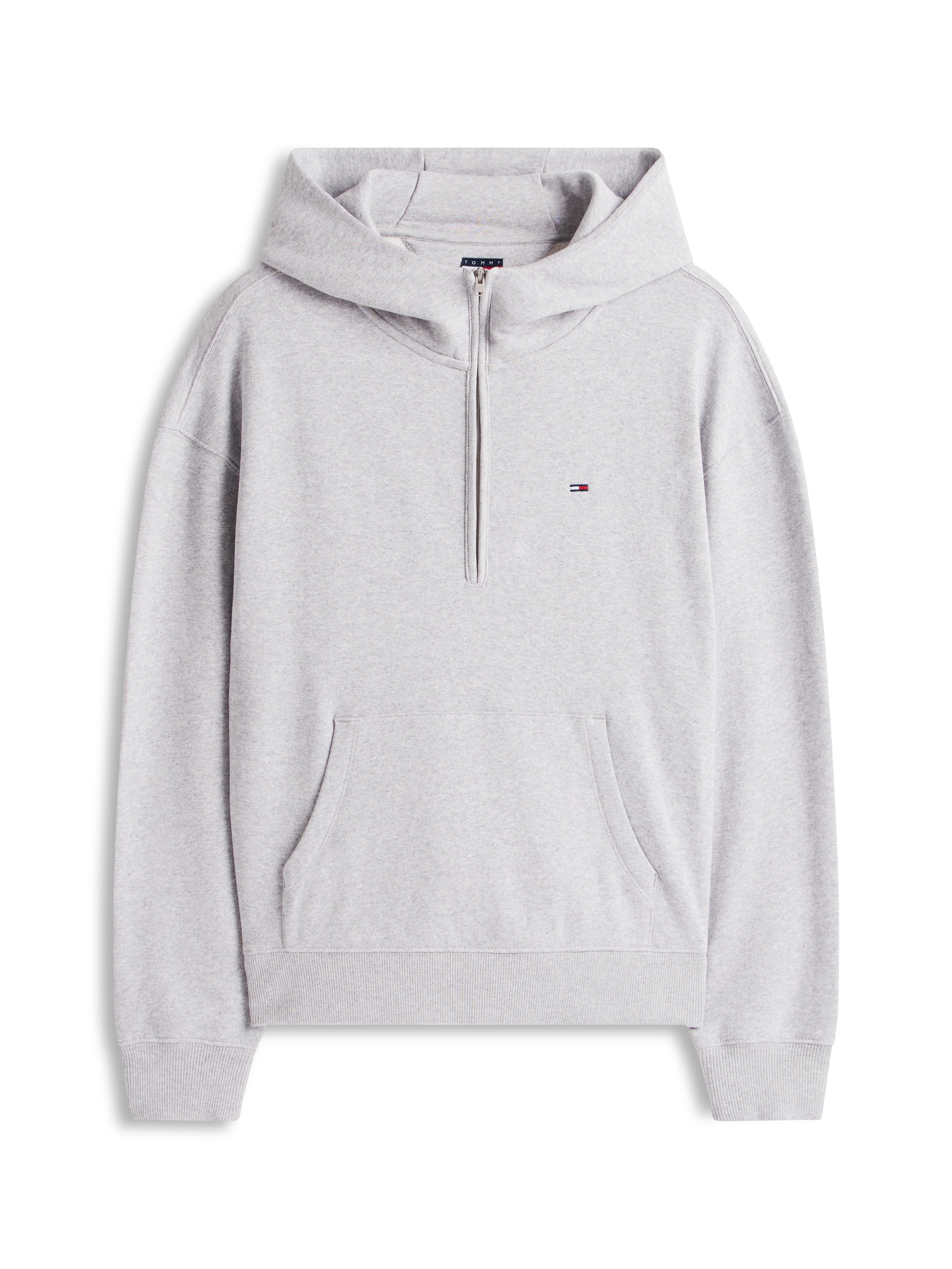 Tommy Jeans Kapuzensweatshirt »TJW BXY S-FLAG 1/4 ZIP HOODIE«
