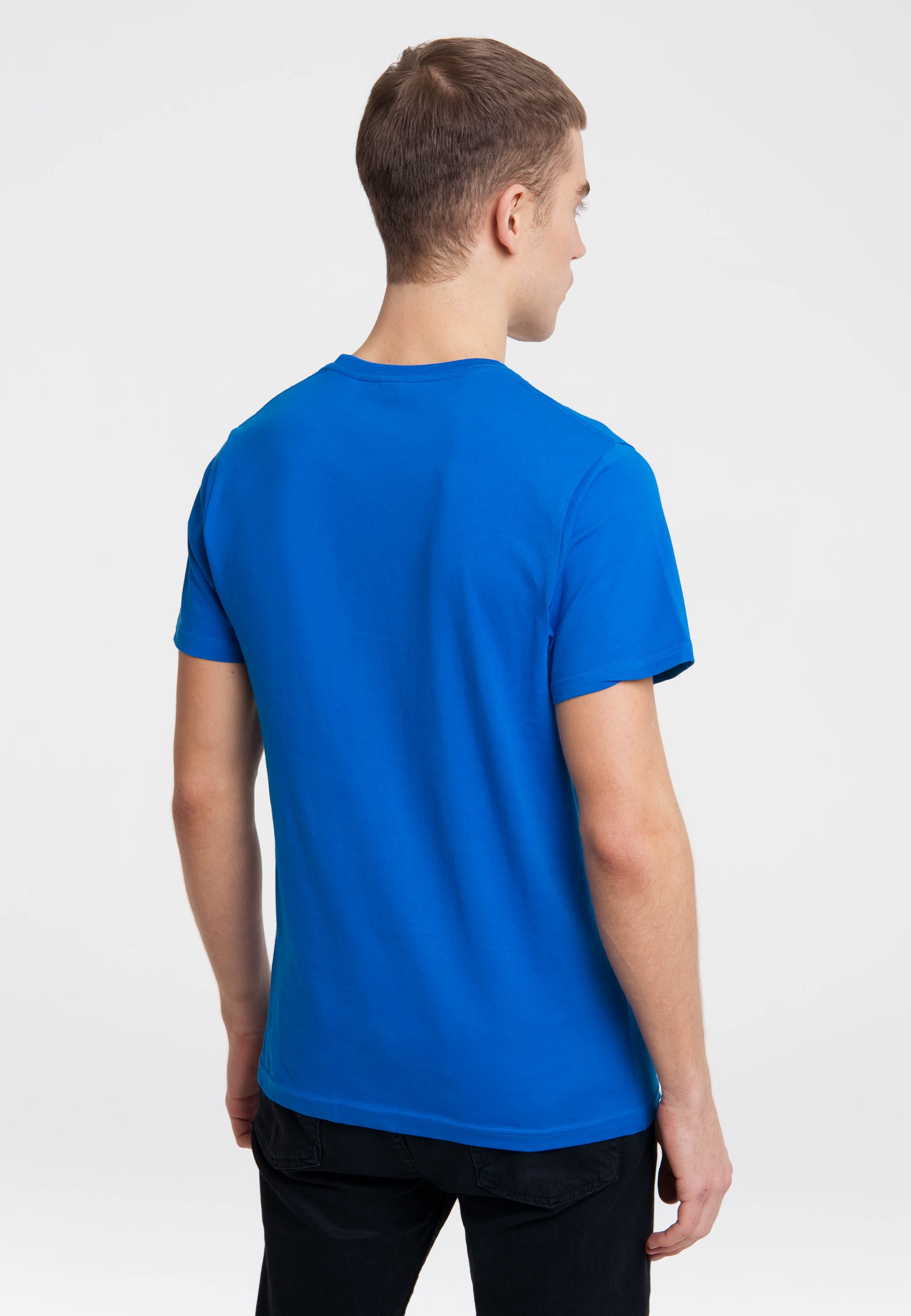 LOGOSHIRT T-Shirt »Marvel - Captain America Logo« mit Captain America-Logo