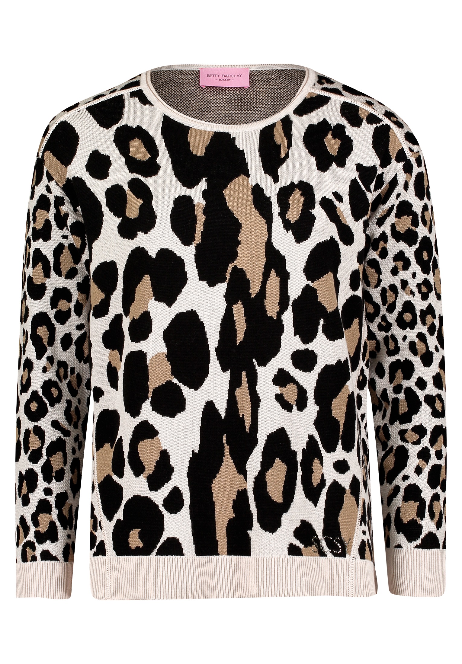 Betty Barclay Strickpullover »Betty Barclay Feinstrickpullover mit Jacquard«, (1 tlg.), Jacquard