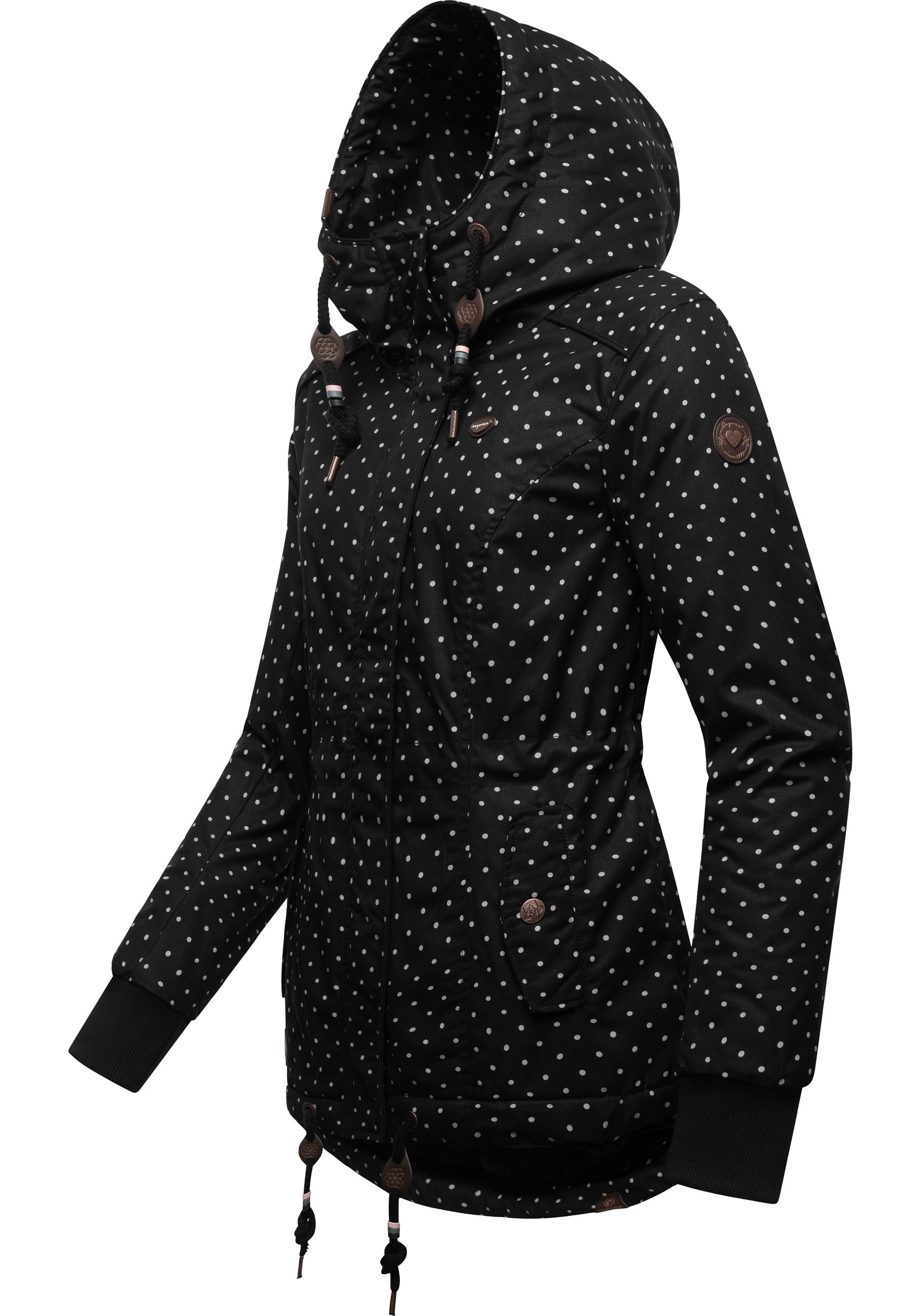 Ragwear Winterjacke "Danka Dots Intl.", mit Kapuze, stylische Winter Outdoo günstig online kaufen