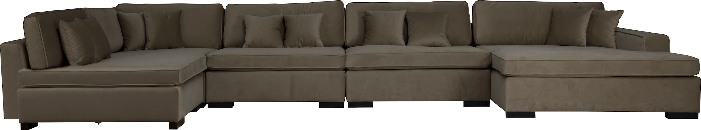 Guido Maria Kretschmer Home&Living Wohnlandschaft »Skara U-Form«, Lounge-Sofa mit Federkernpolsterung, in vielen Bezugsvarianten