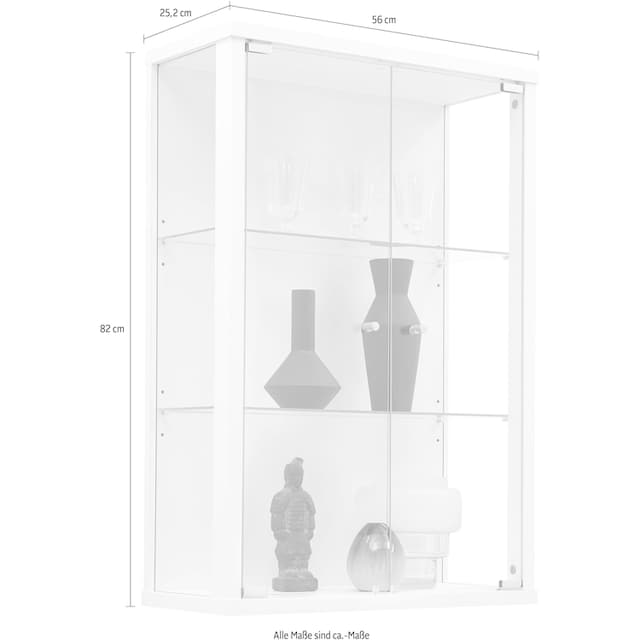 fif möbel Vitrine »OPTIMA«, mit einer Höhe von 82 cm | BAUR