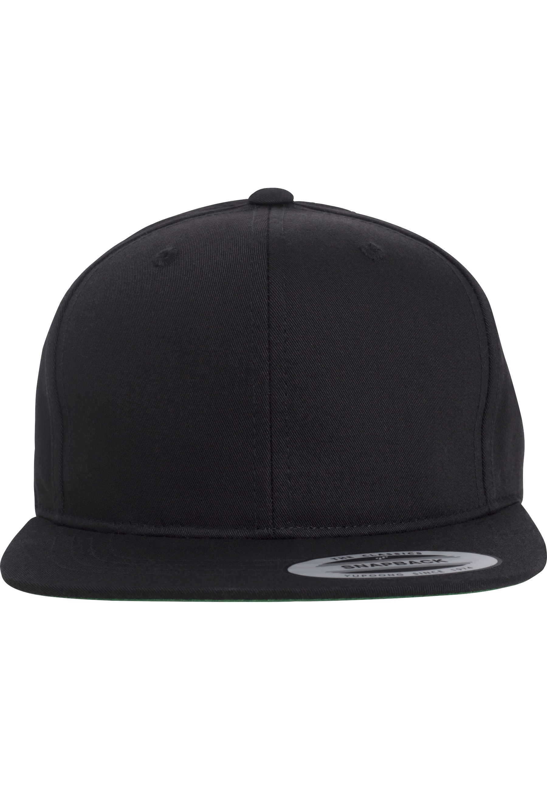 FLEXFIT Kinder Flex Cap "Flexfit Snapback Pro-Style Twill Snapback Youth Cap"schwarz, Gr. 2, unifarben, 60% Baumwolle, 40% Polyester, Caps