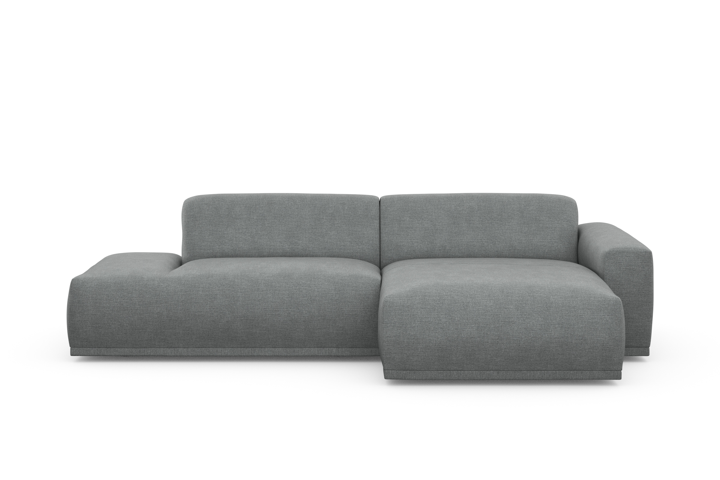 TRENDMANUFAKTUR Ecksofa Braga, aus 2 Teilen, moderner Cord-Stoff