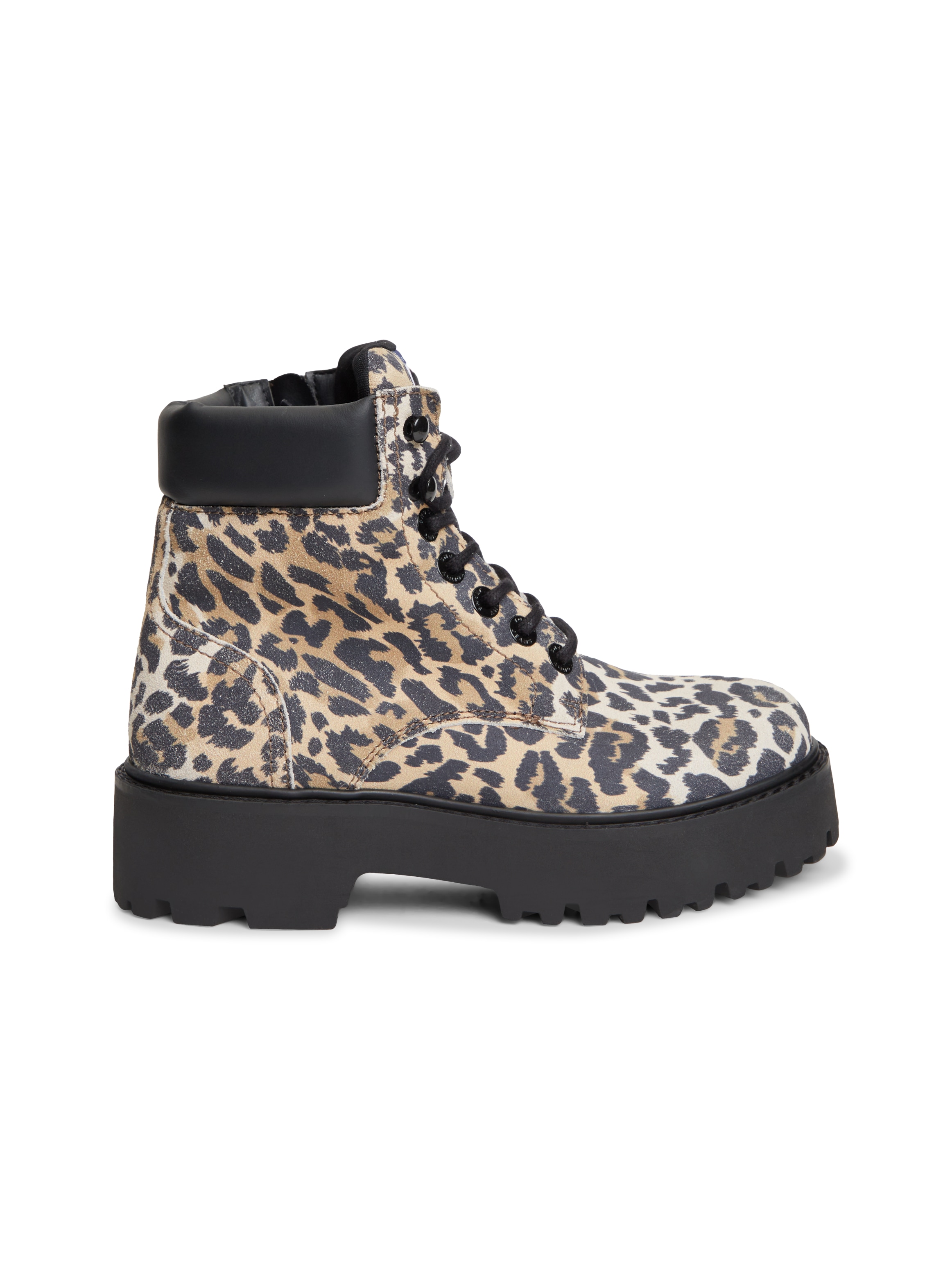 Tommy Jeans Schnürboots »TJW PLATFORM CHEETAH BOOTS«  Blockabsatz, Plateau, Stiefelette im coolen Geparden-Look