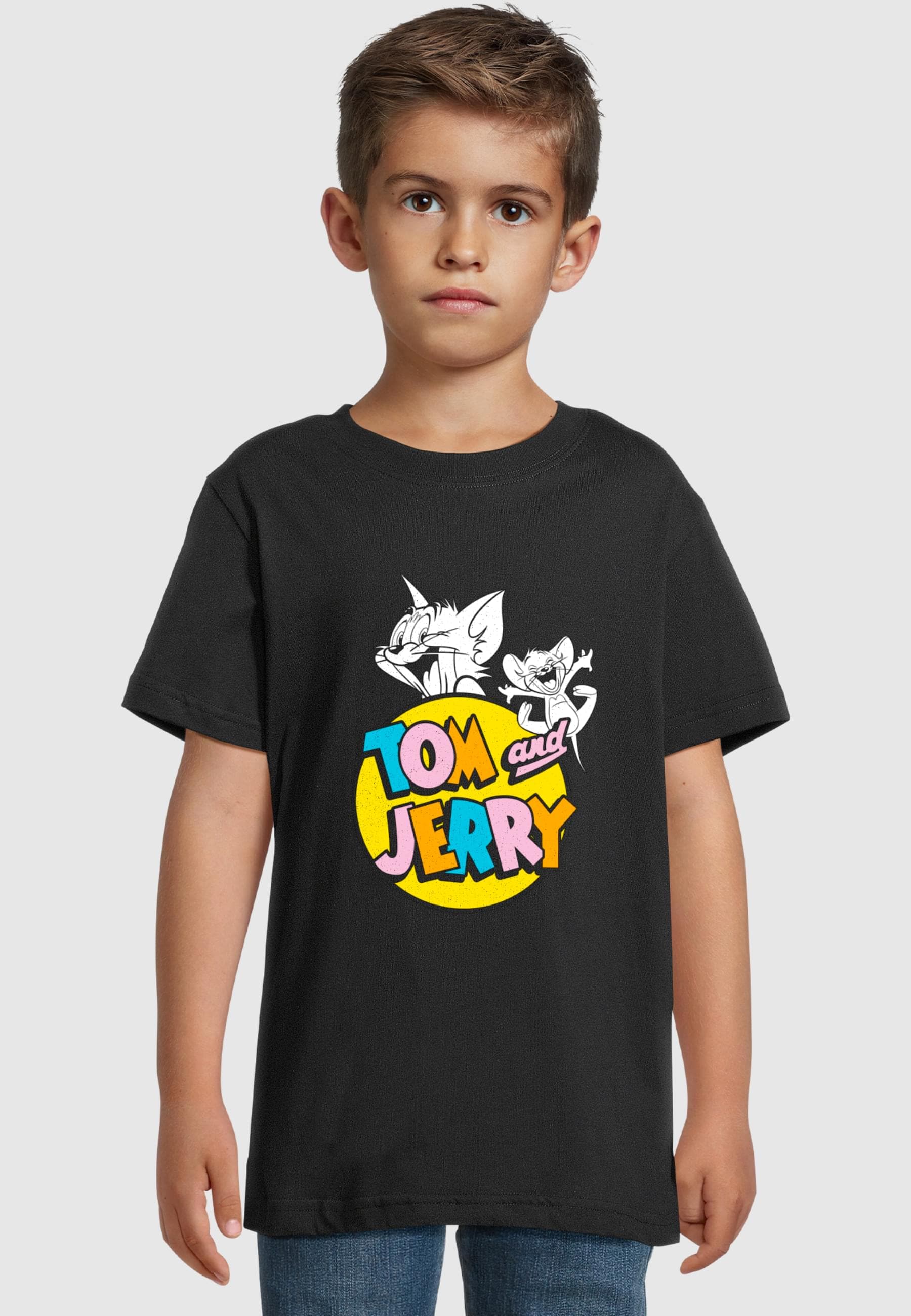 ABSOLUTE CULT T-Shirt »ABSOLUTE CULT Kids Tom And Jerry - Happy Logo Basic Tee 2.0«, (1 tlg.)