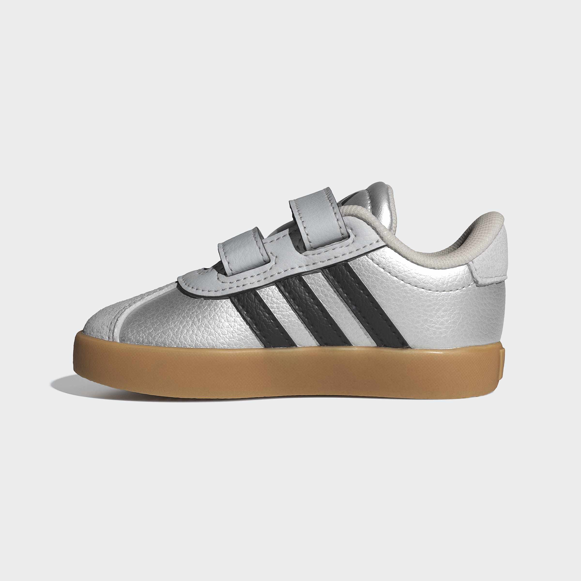 Thumbnail - adidas Sportswear Klettschuh "VL COURT 3.0 KIDS" inspiriert vom Design des adidas samba, für Kinder