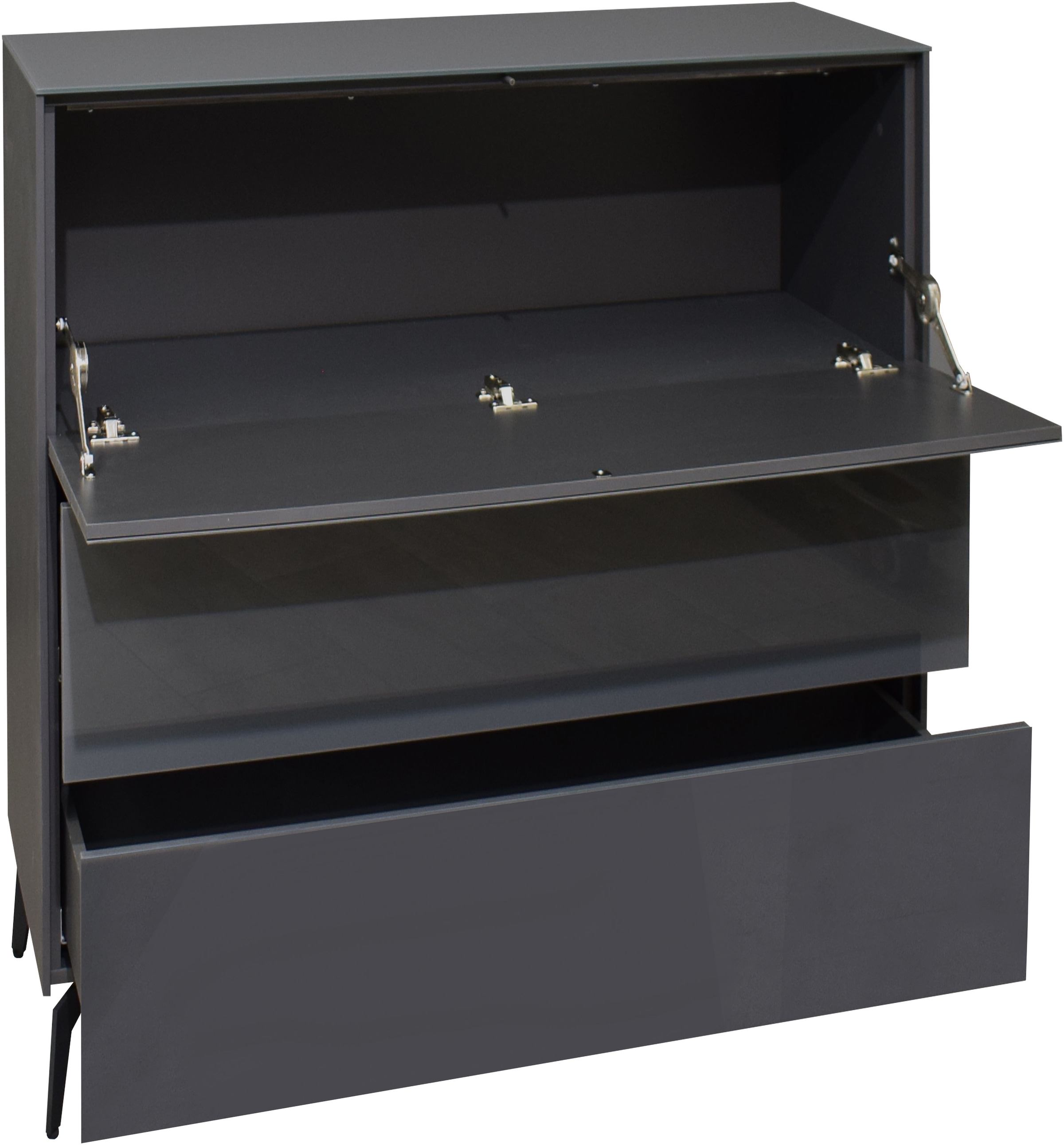 Mäusbacher Kommode »Imola TOPSELLER!«, (OTTOs Choice), Mäusbacher Kommode mit Glasfront und Glasoberplatte