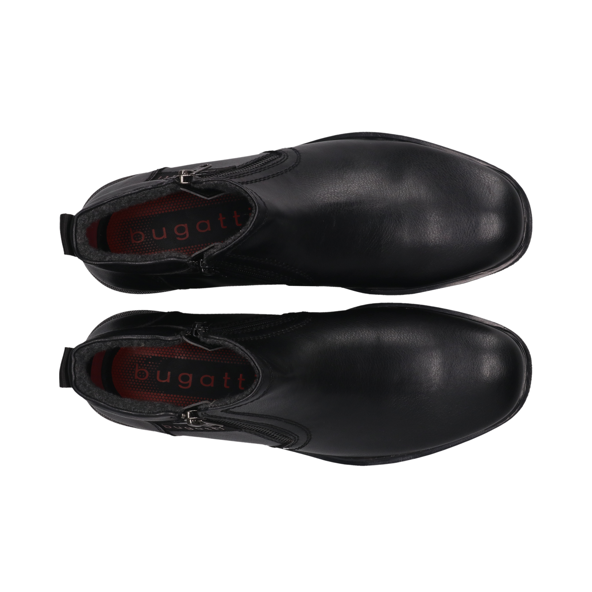 bugatti Stiefelette  Zipper Boots, Stiefelette mit Profillaufsohle - schmale Form