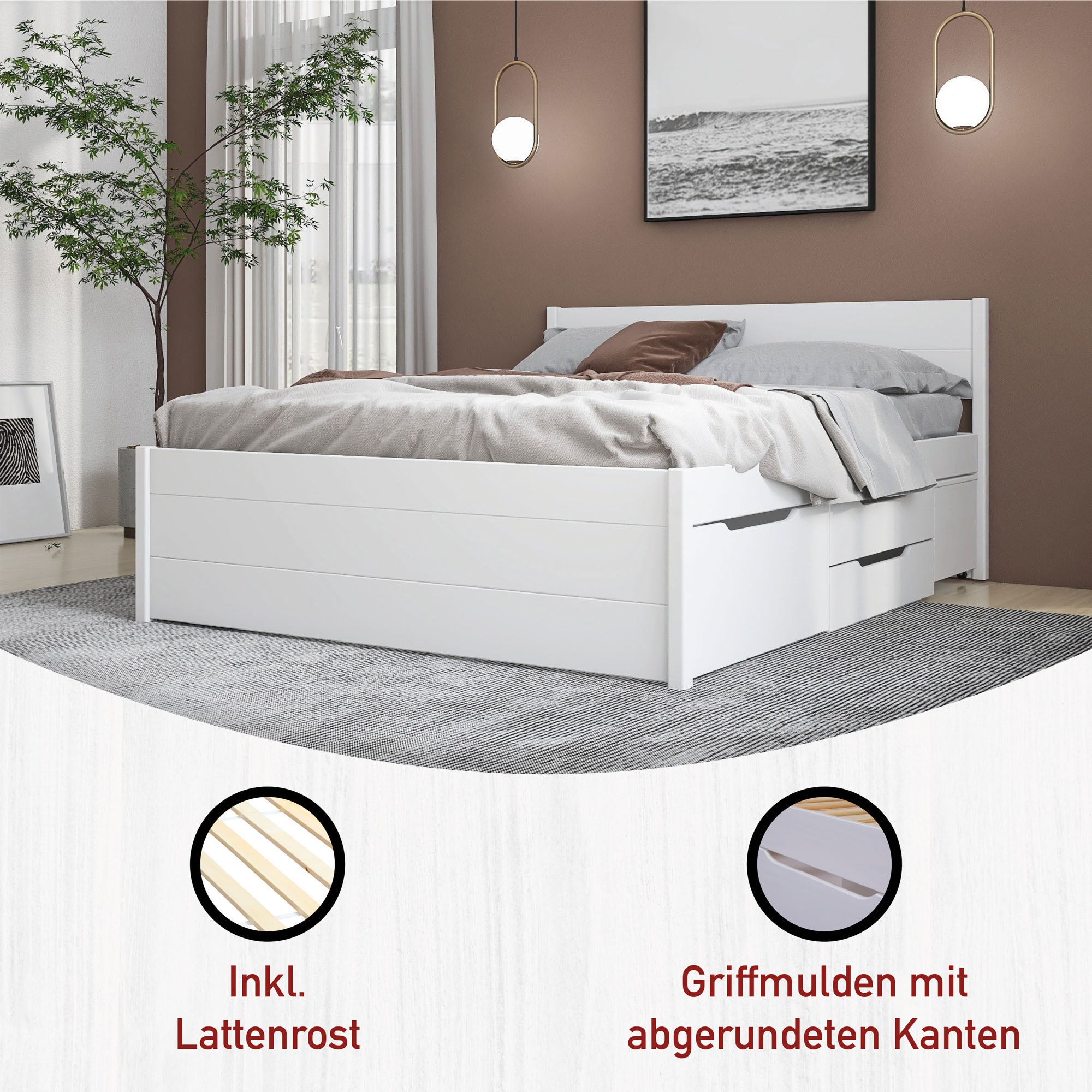 Inter Link Stauraumbett