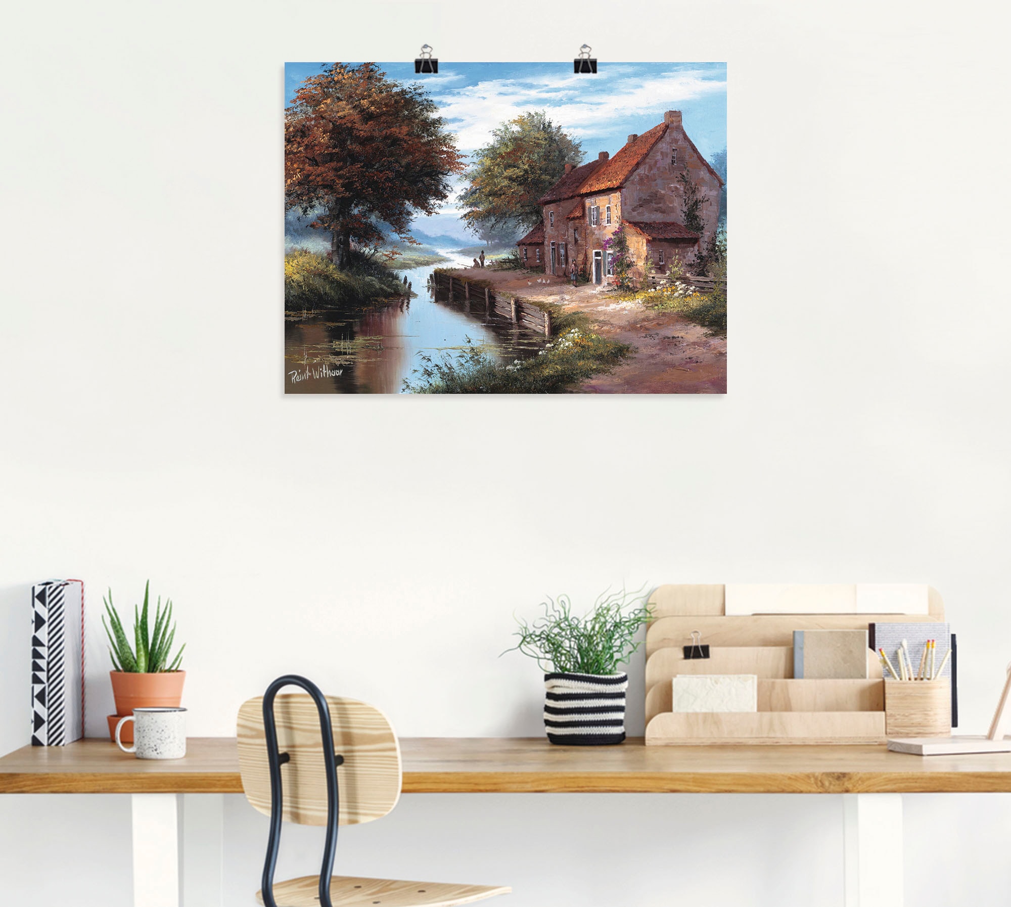 Artland Wandbild »Früher Morgen«, Gewässer, (1 St.), als Leinwandbild, Poster in verschied. Größen
