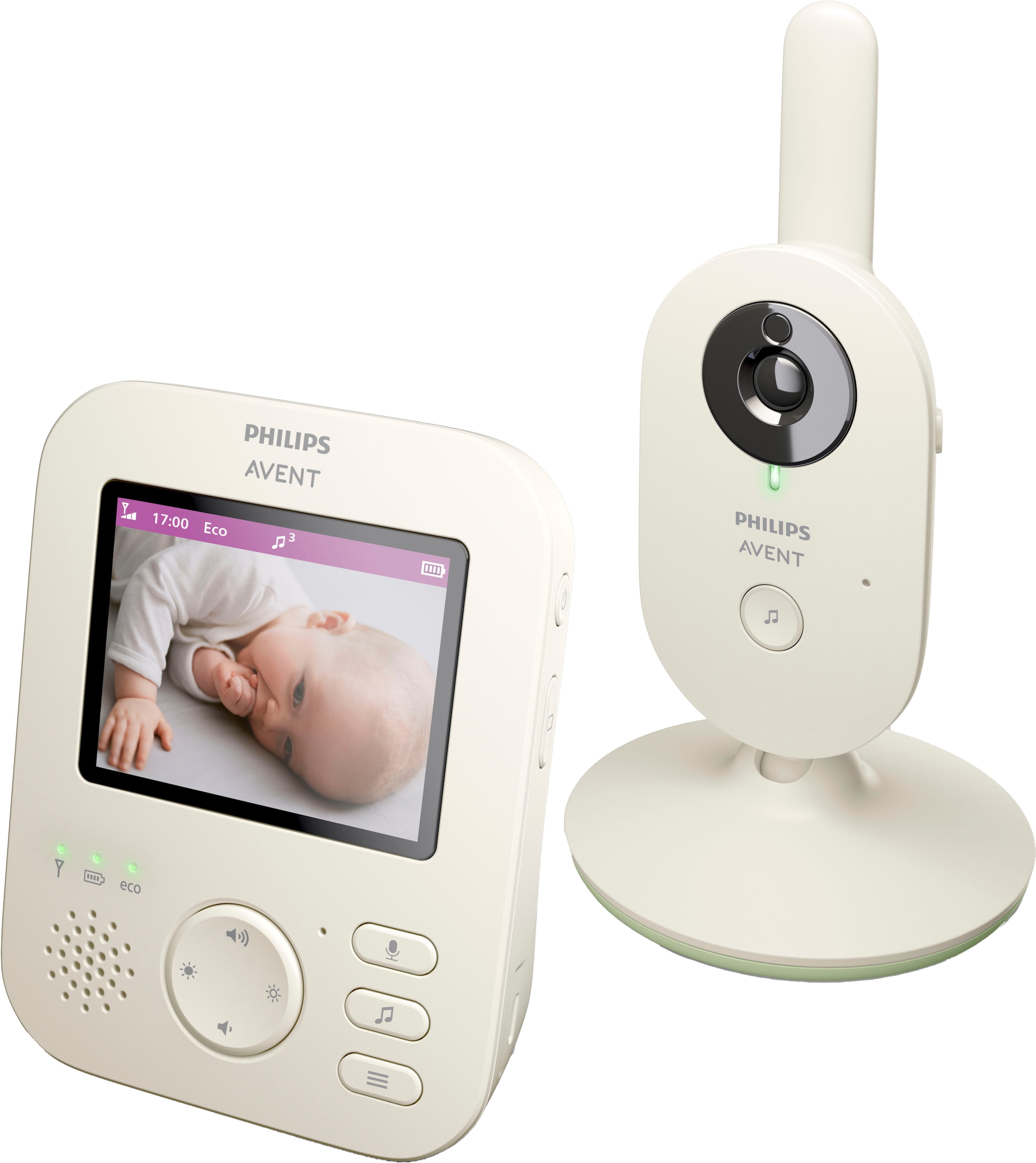 Philips AVENT Babyphone »Advanced von 300 Farbbildschirm, und Video«, mit SCD882/26 Metern BAUR Gegensprechfunktion | Reichweite