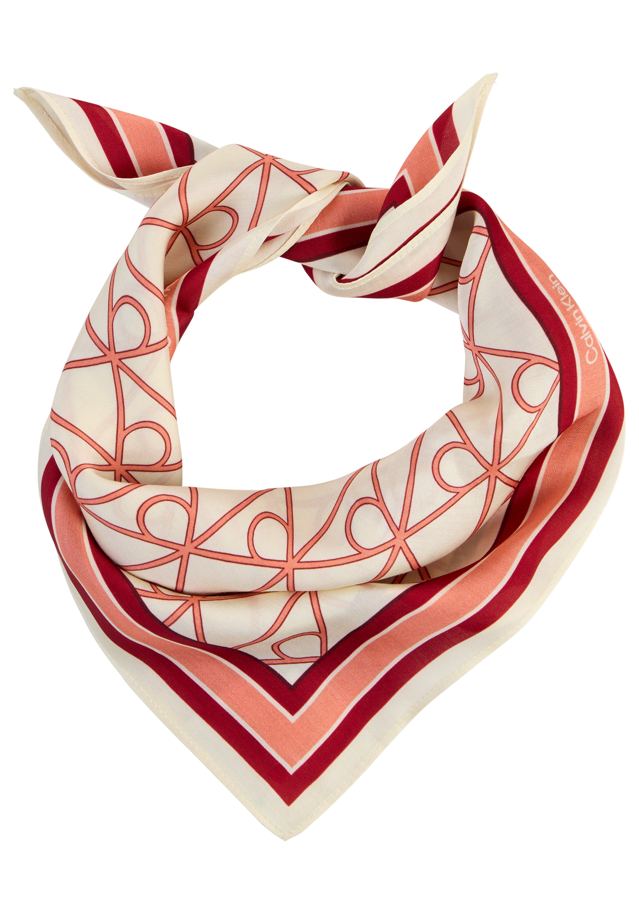 Calvin Klein Modetuch "EMBLEM AOP PRINTED BANDANA" Regular fit mit Muster