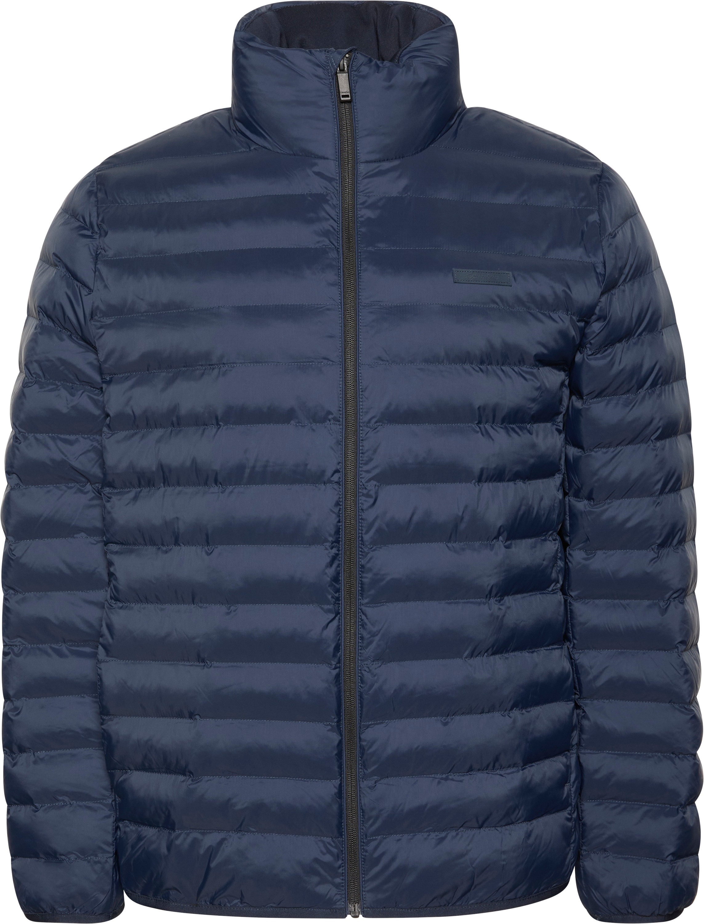 Calvin Klein Steppjacke »LS LT WT NYLN CHNNLD«, ohne Kapuze, Mit Rundhalsausschnitt