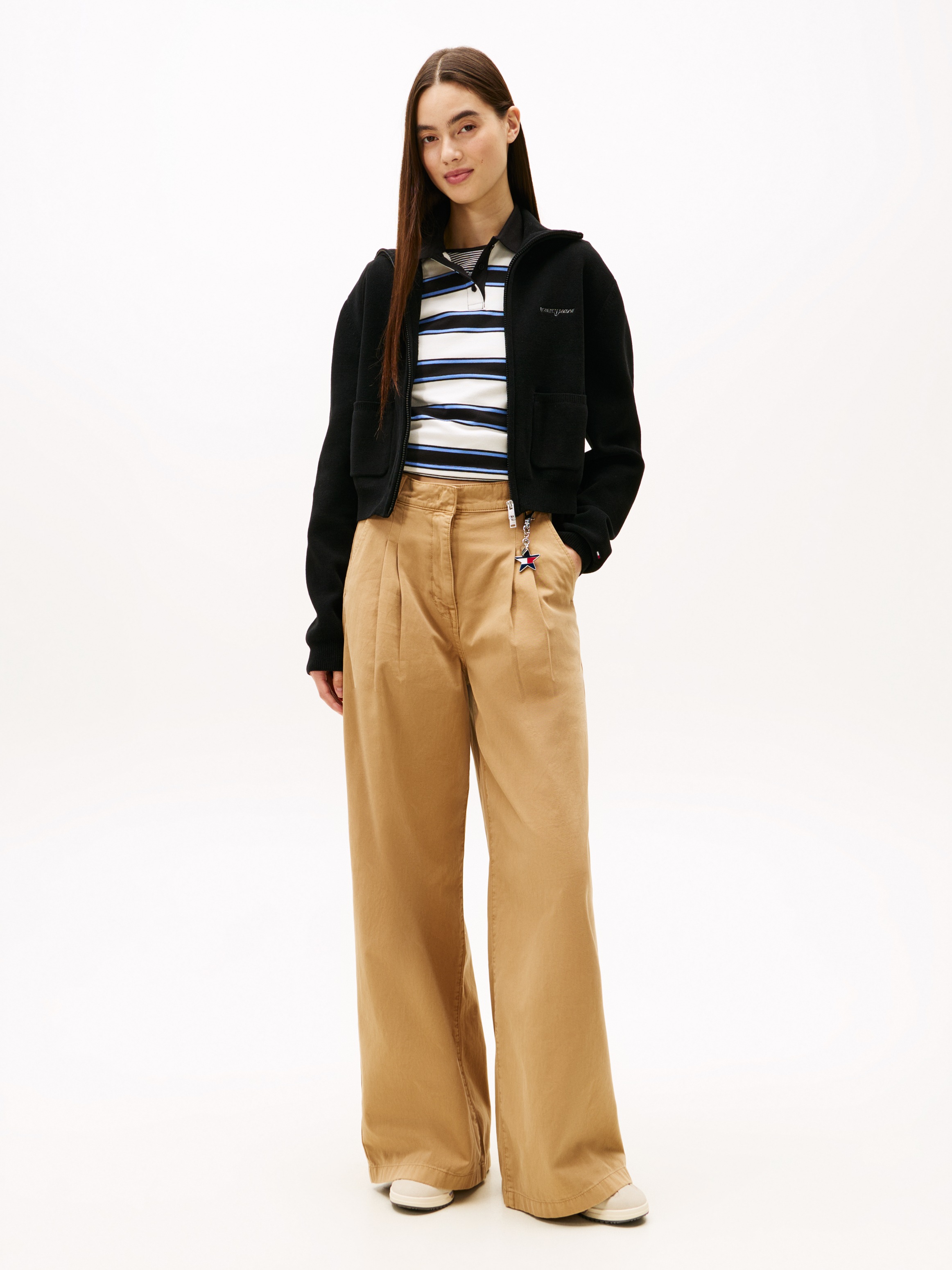 Thumbnail - Tommy Jeans Strickjacke "TJW COZY SCRIPT CARDIGAN"