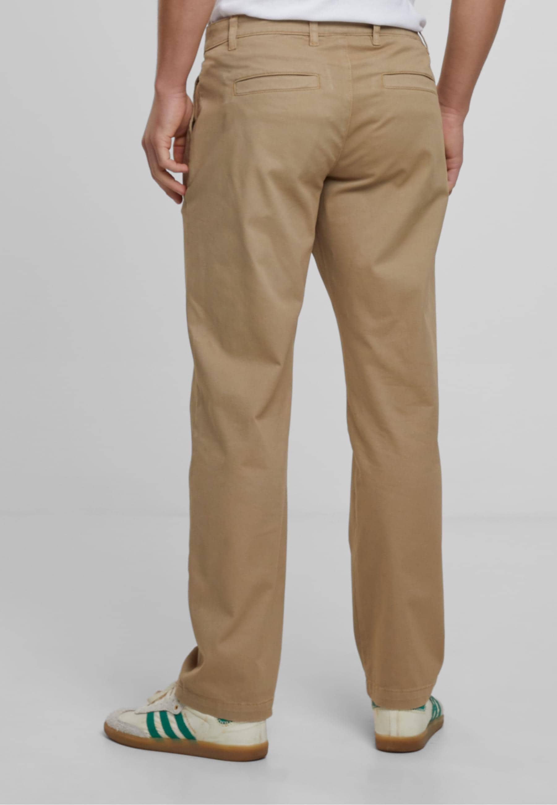 URBAN CLASSICS Stoffhose »Urban Classics Pleated Twill Pants«, (1 tlg.)