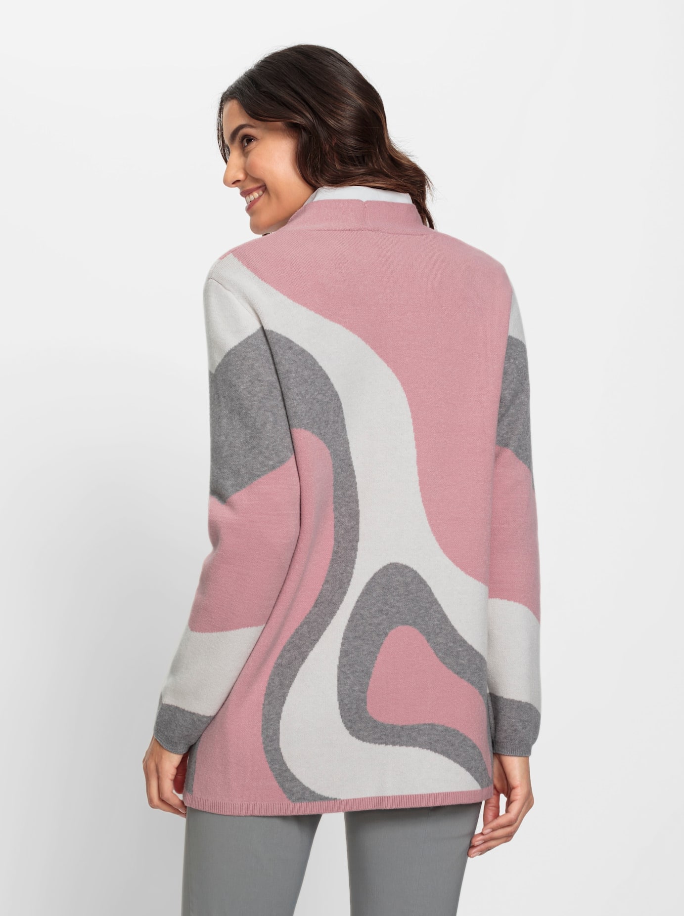 Inspirationen Jacquardstrickjacke
