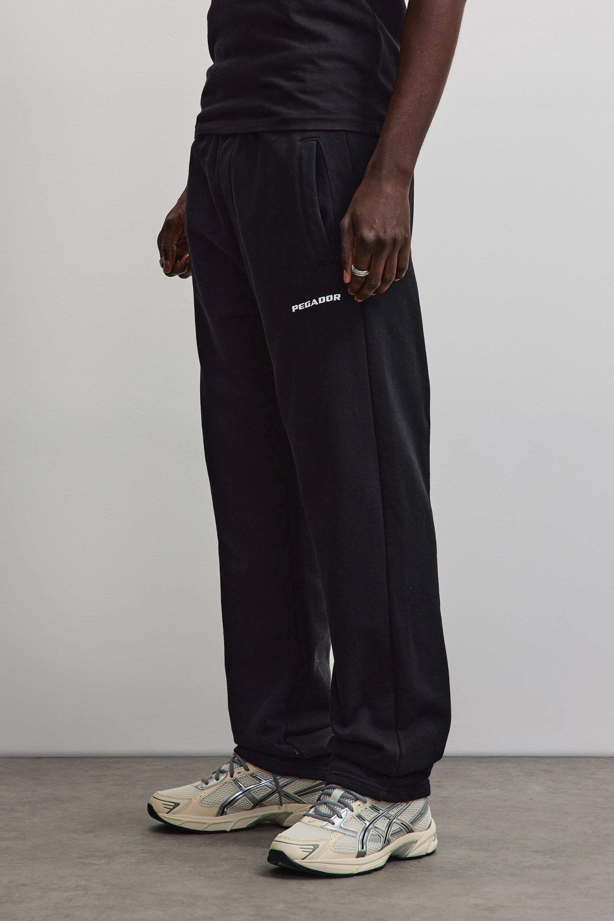PEGADOR Sweathose »Logo Wide Sweat Pants«  Baumwollmischung, weit
