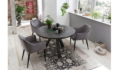 Esstisch »Tops&Tables«, mit Massivholzplatte aus Mangoholz, runder Tisch