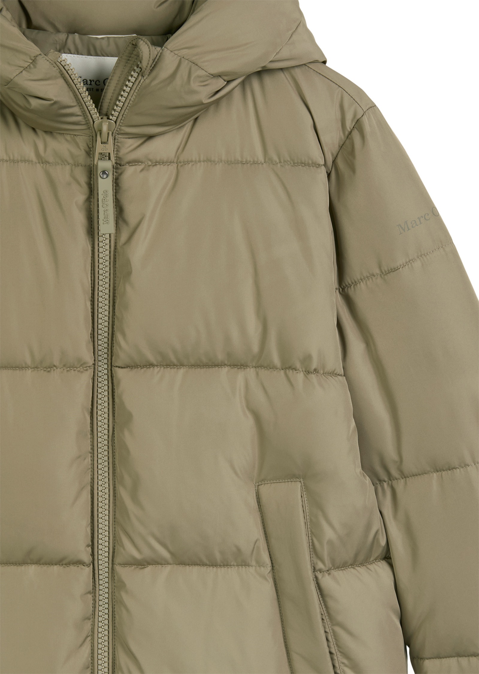 Marc O'Polo Outdoorjacke »aus recyceltem Polyester«, mit Kapuze