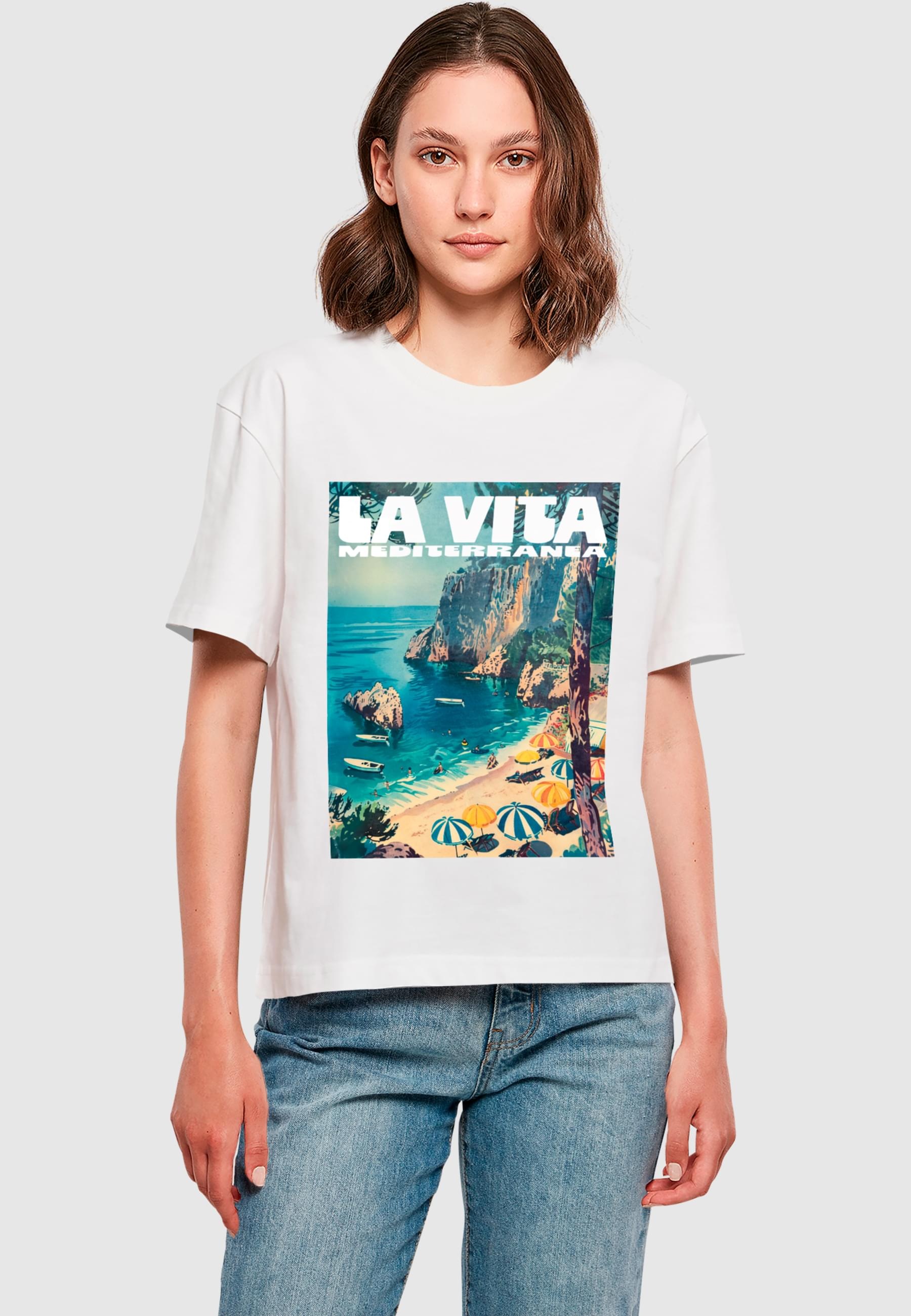 Miss Tee T-Shirt »Miss Tee Vita Mediterranea Tee«, (1 tlg.)