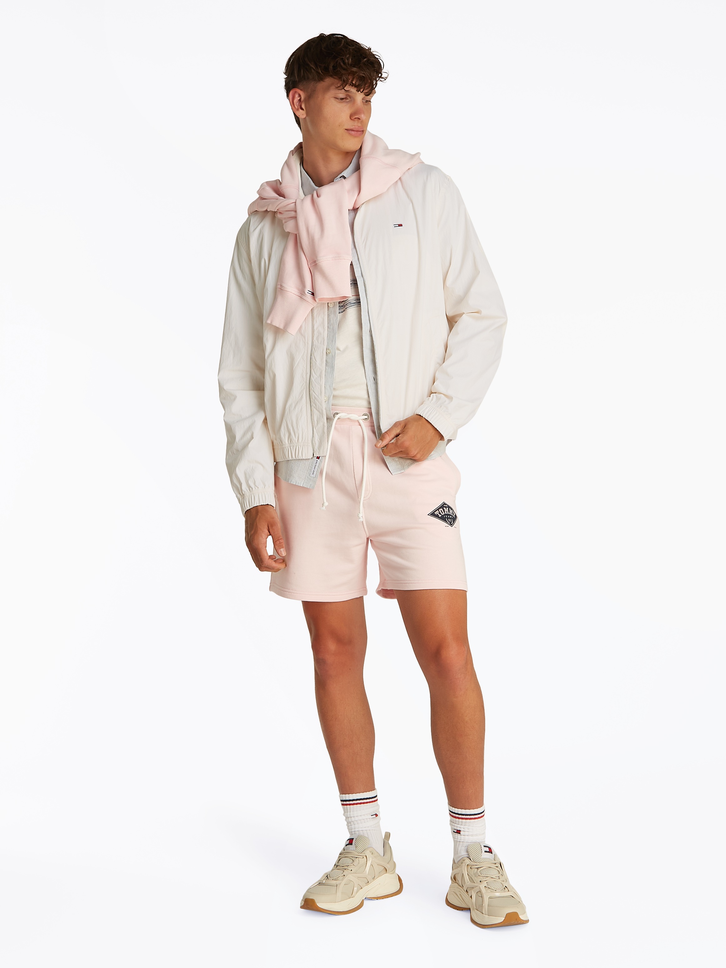 Thumbnail - Tommy Jeans Bomberjacke "TJM ESSENTIAL JACKET EXT" mit Logostickerei