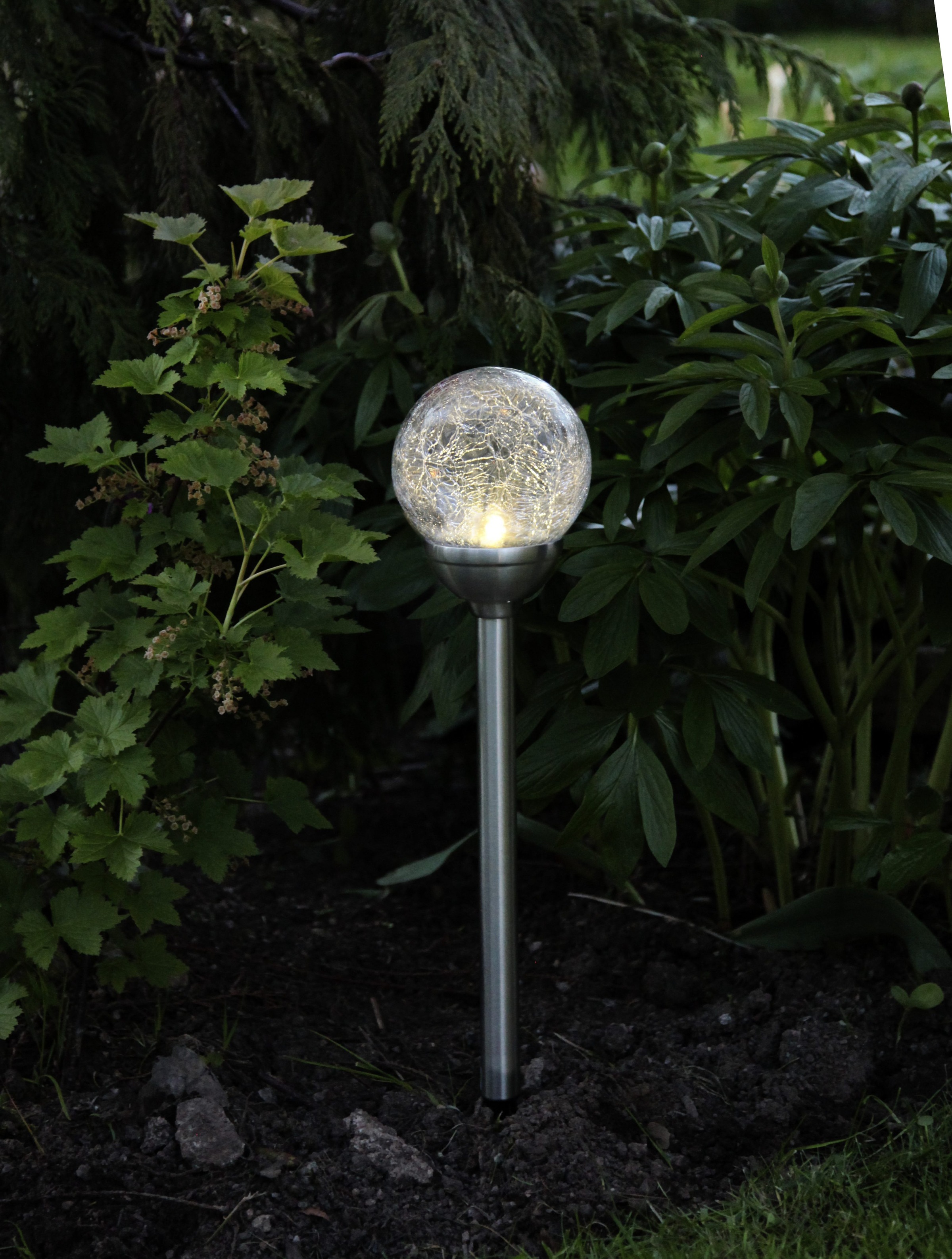 Parforce Traditional Hunting LED Solarleuchte »Solar-Wegleuchte Roma« LED-Board 1 Stk. Warmweiß Dämmerungssensor, schlanke Bauform