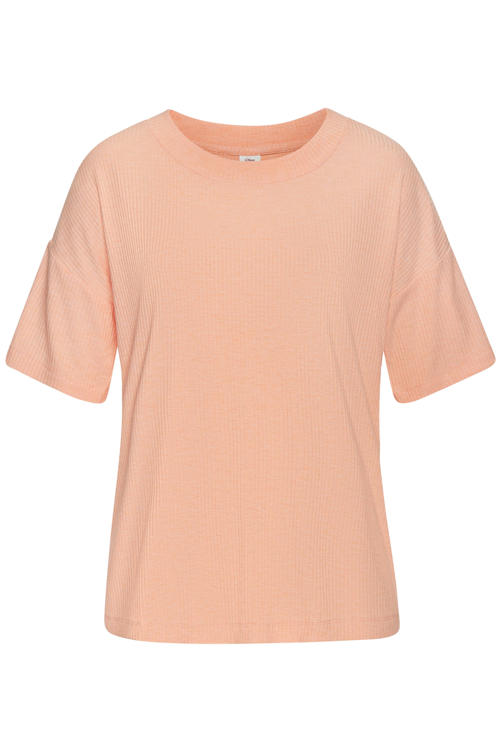 s.Oliver Pyjamaoberteil, in elastischer Rippware