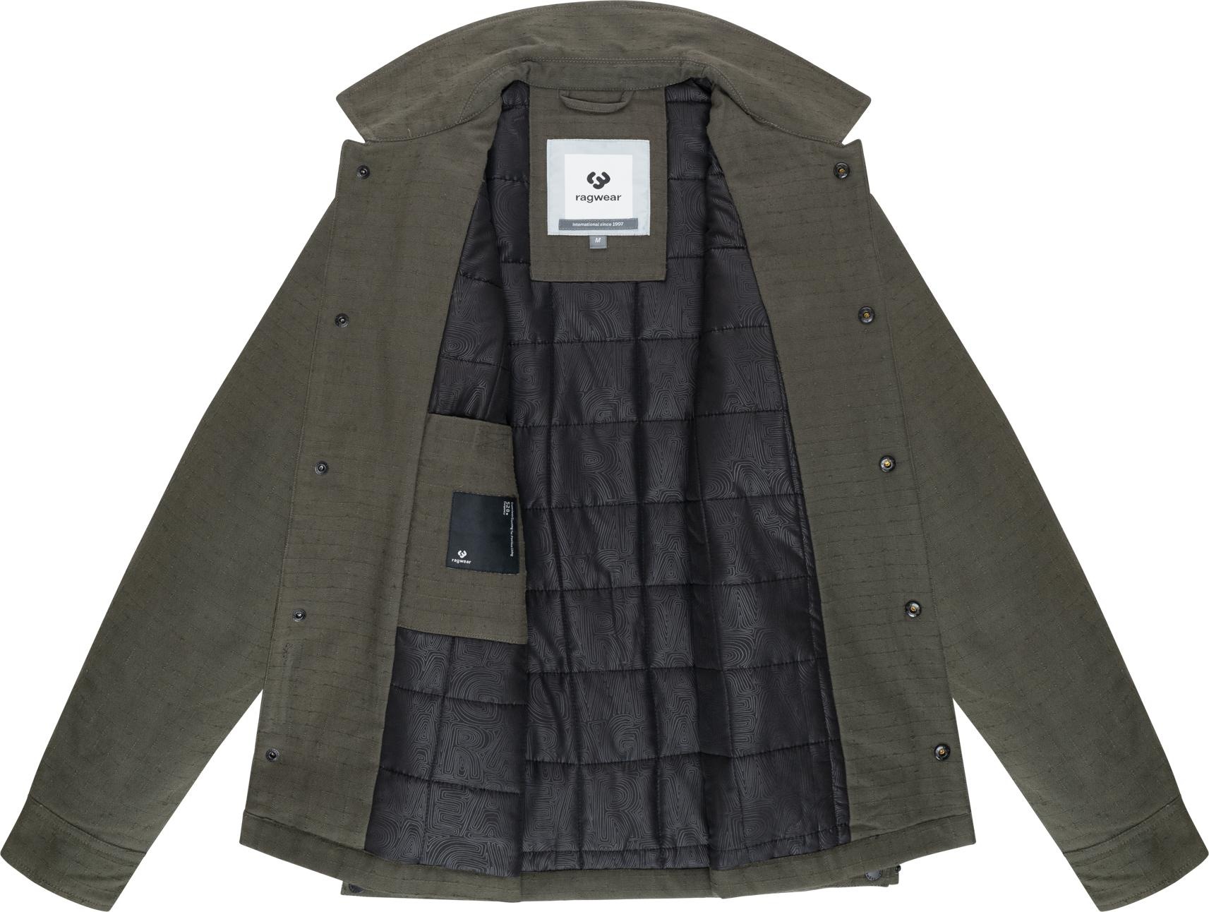 Ragwear Outdoorjacke »Karmel YOUMODO« ohne Kapuze Hemdjacke mit Brusttasche