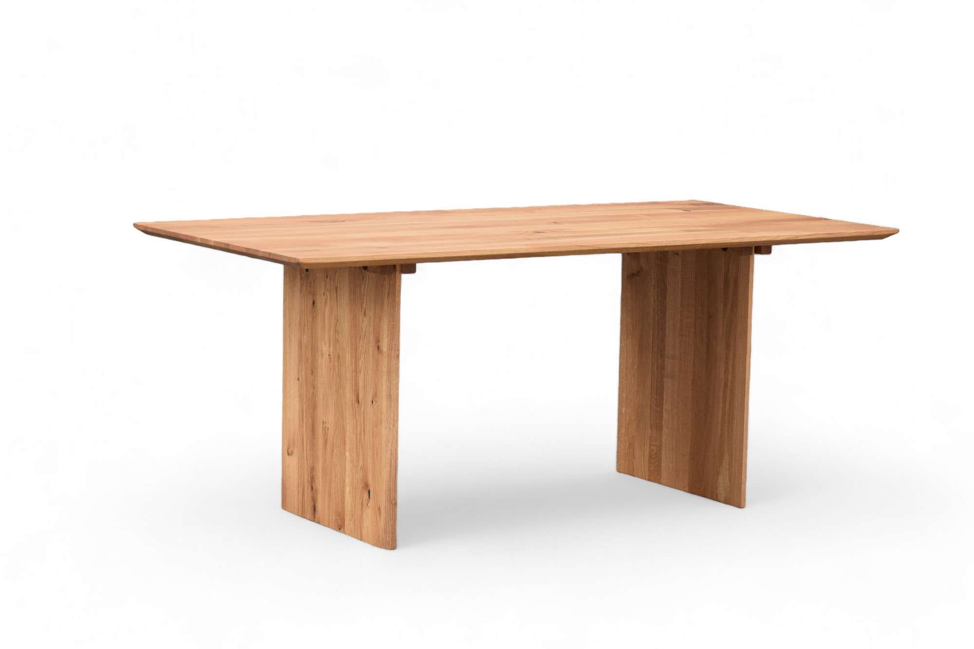 OTTO home Esstisch "Waldhain Küchentisch, Holz-Wangengestell, Wildeiche mas günstig online kaufen