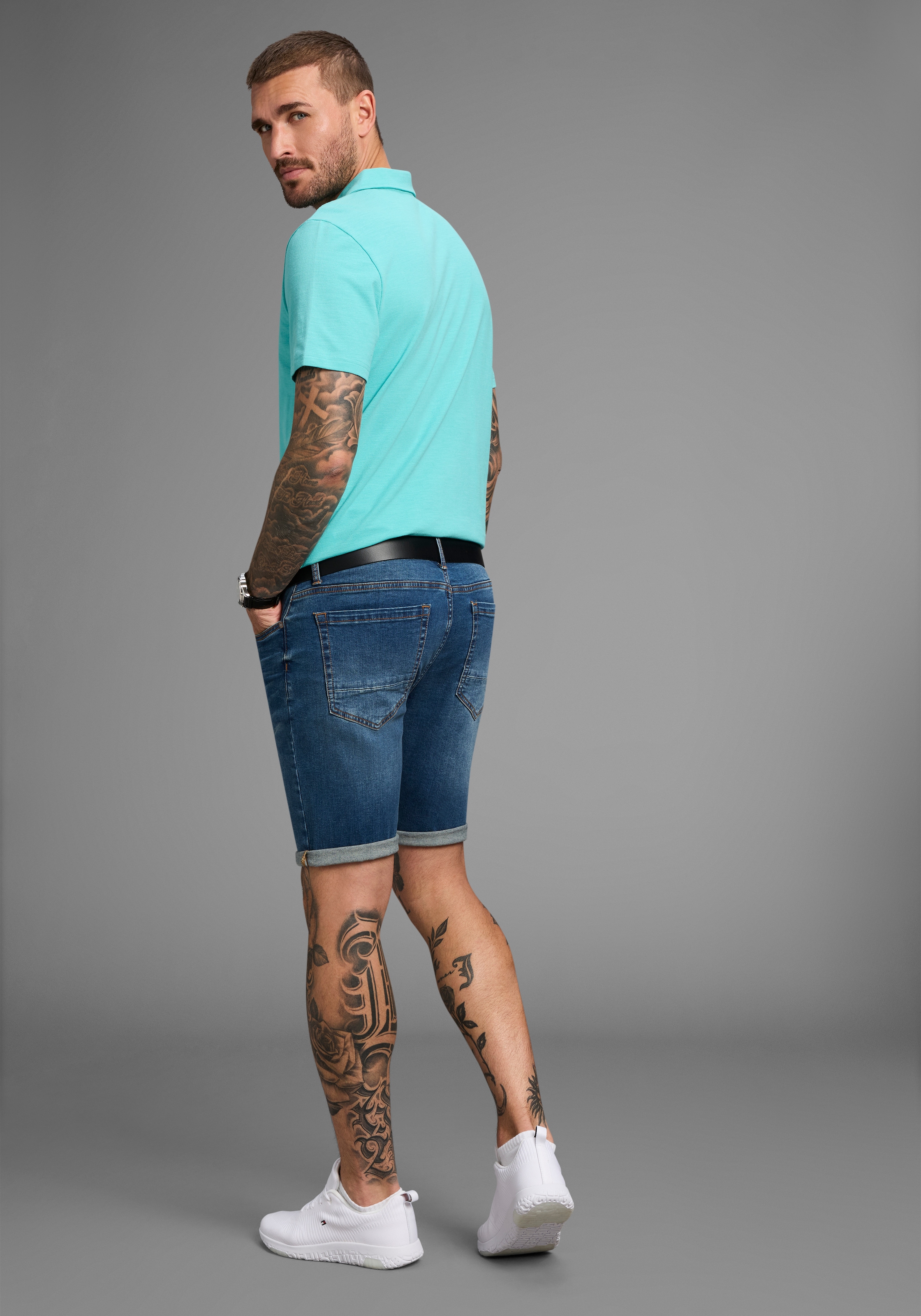 Bruno Banani Jeansshorts »Hutch-Shorts«, niedrige Leibhöhe